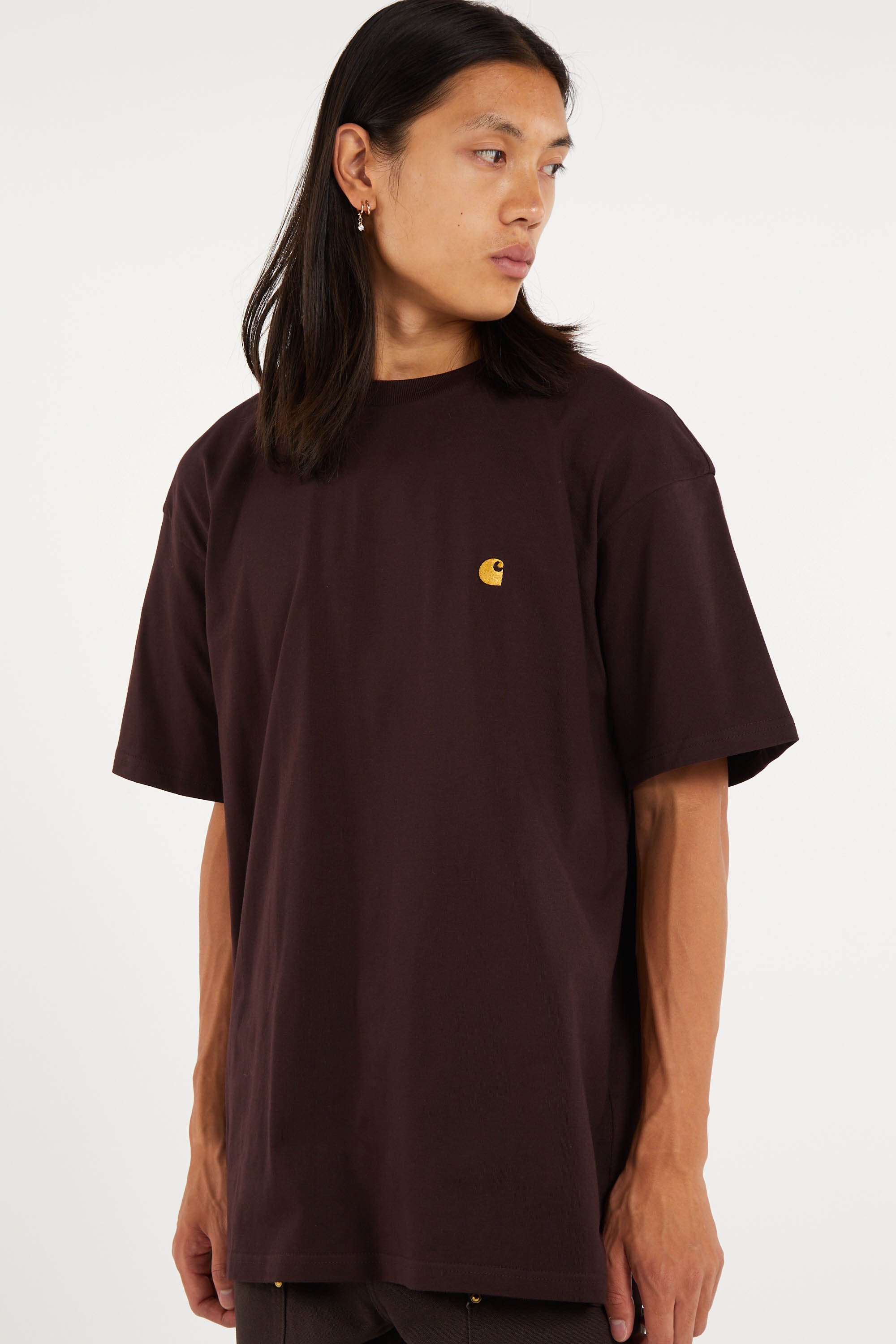 T-shirt chase CARHARTT WIP Marron