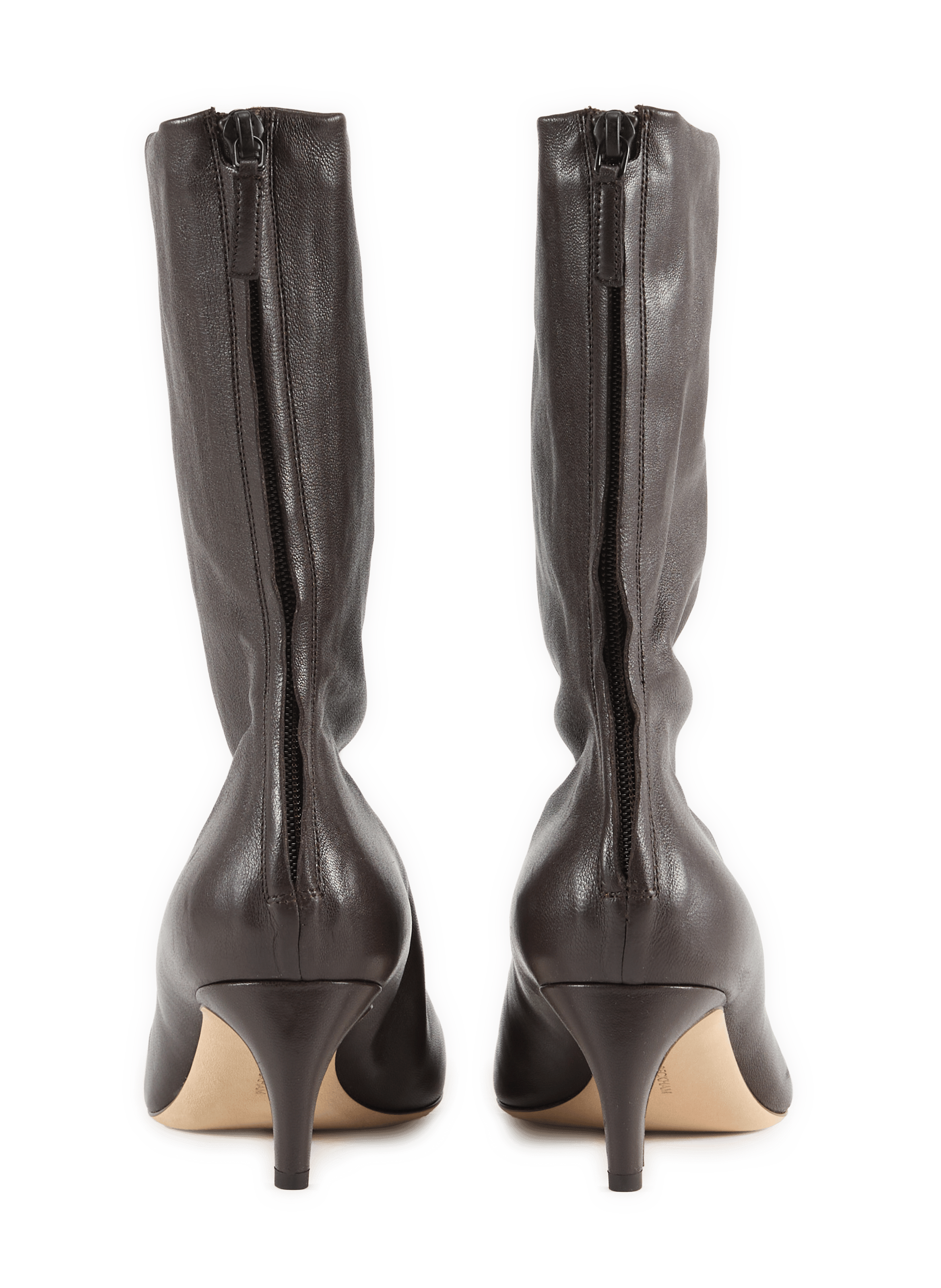 Leather ankle boots VICTORIA BECKHAM Brown