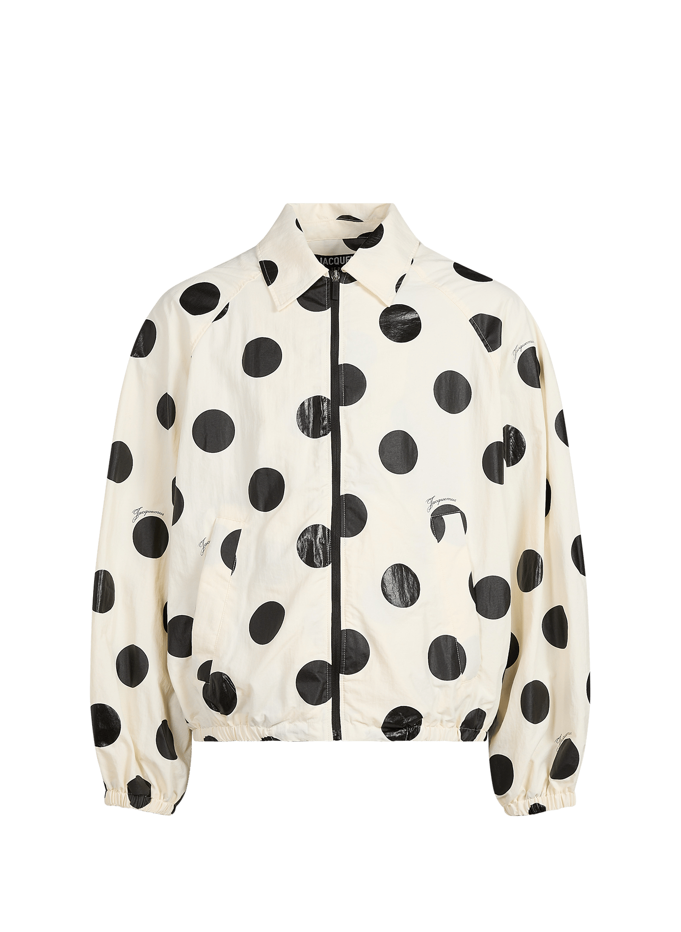 La giacca a vento ampia con colletto classico a pois JACQUEMUS Multicolore