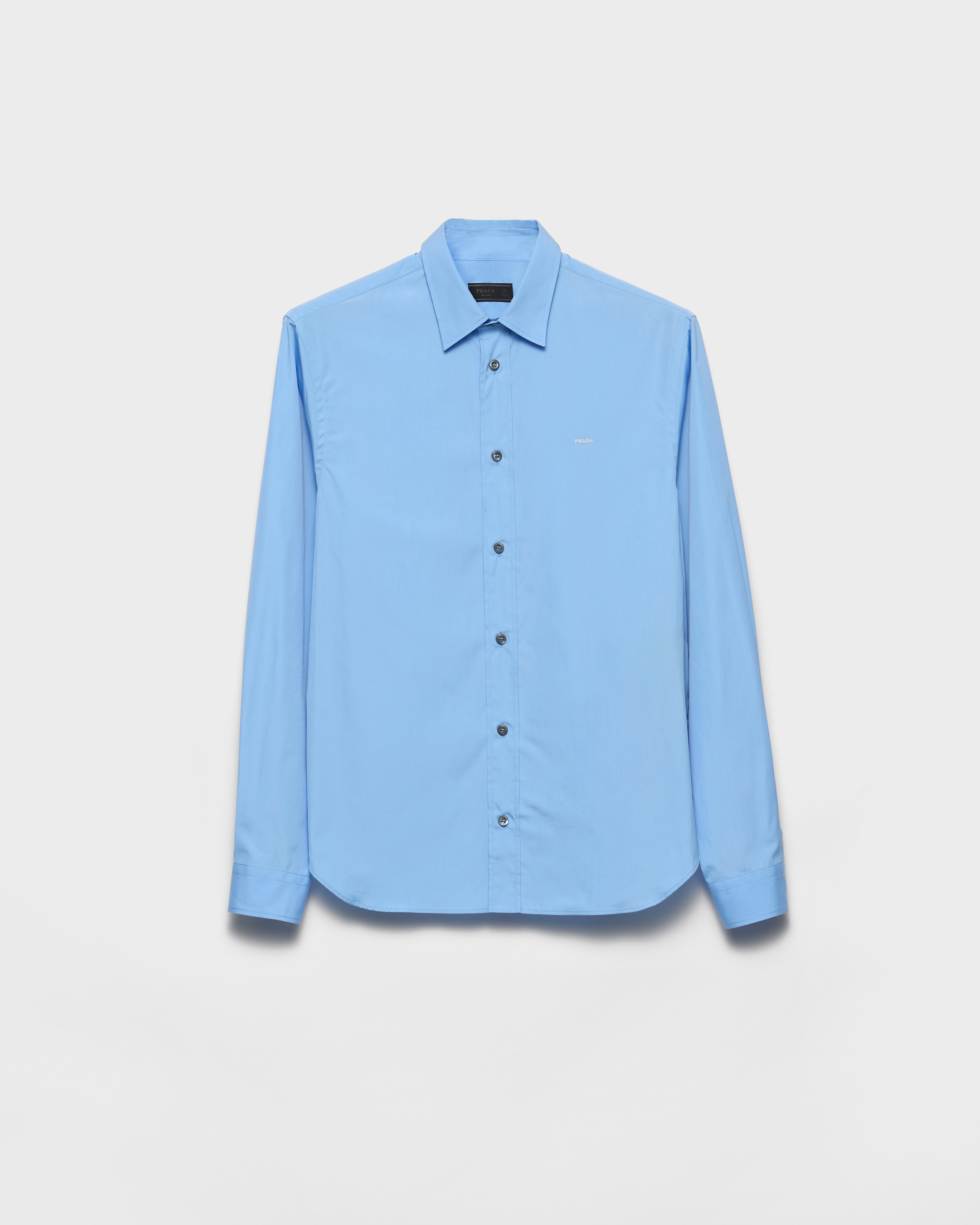 Chemise en coton PRADA Bleu