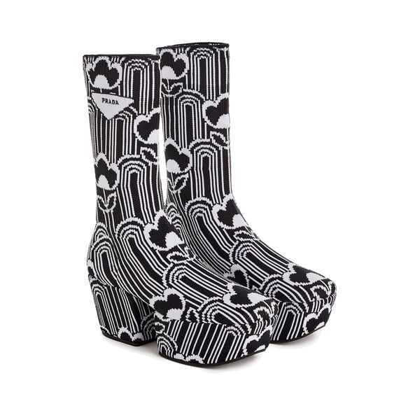 Bottines en bi-matière