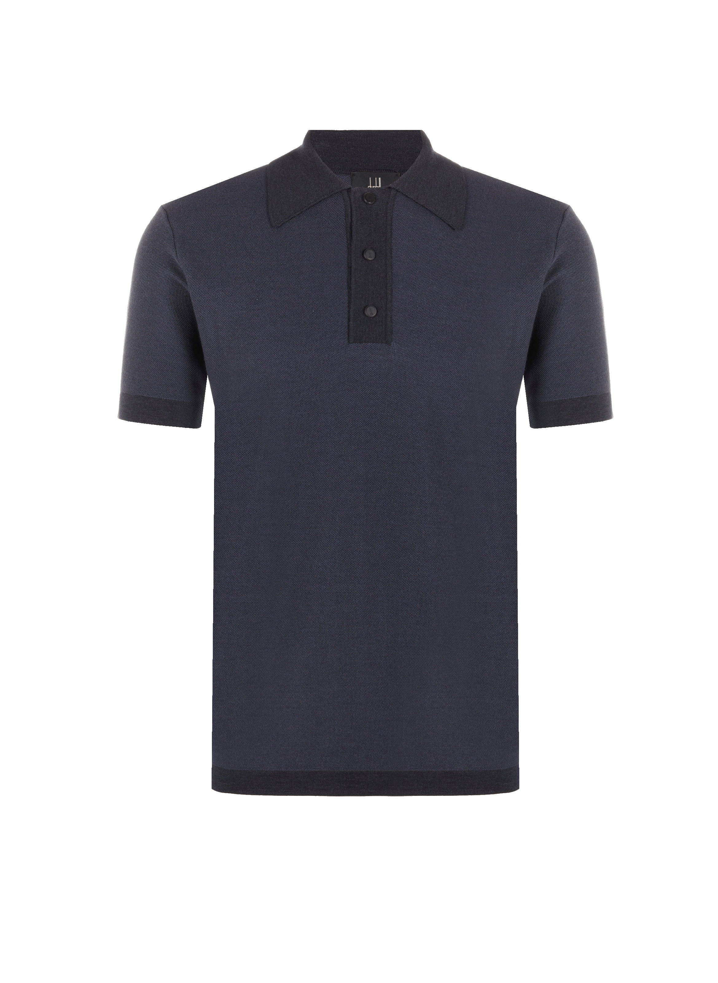 Polo en laine mérinos et soie