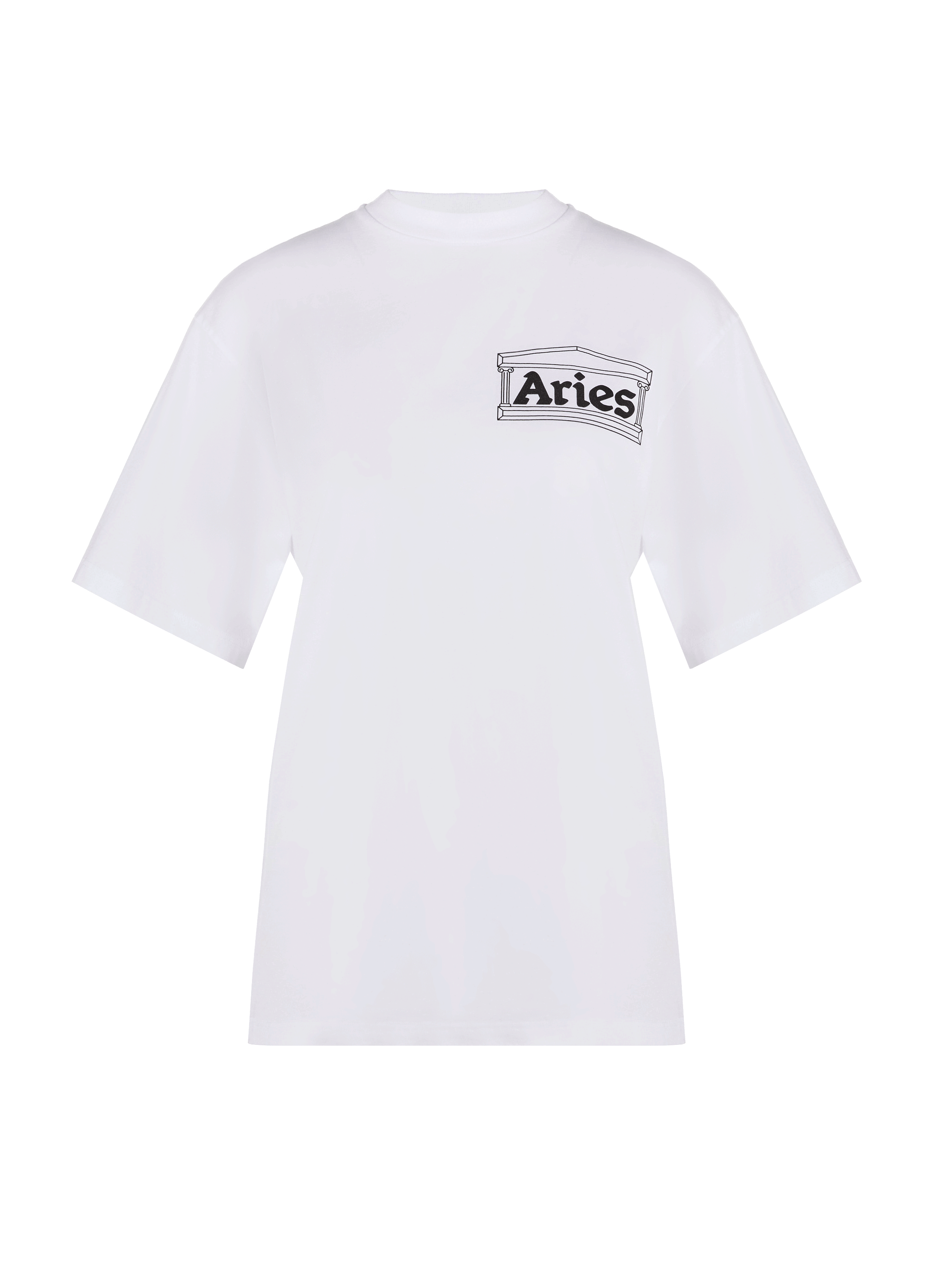 ARIES T-shirt en coton Blanc
