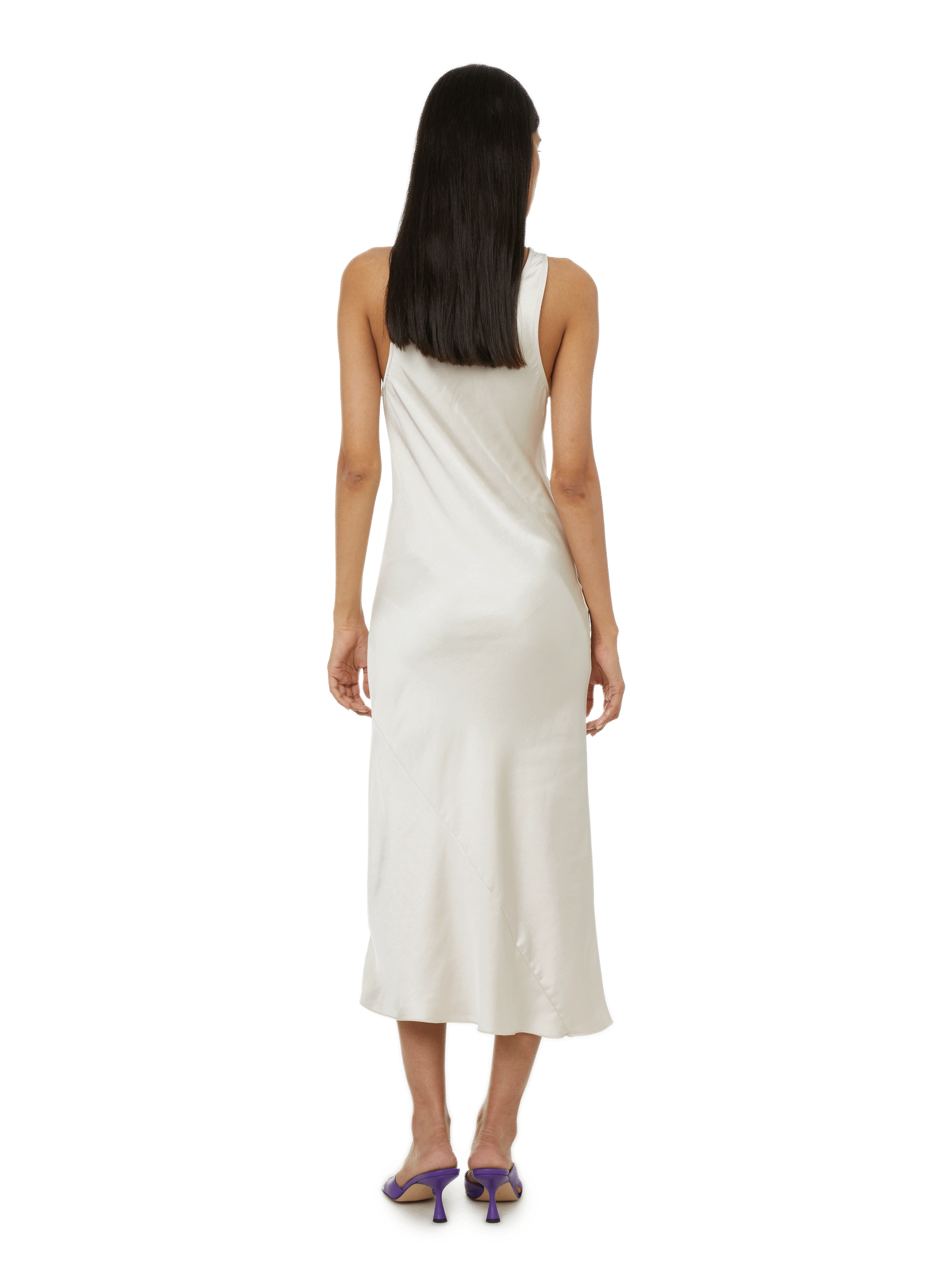 Satin maxi dress THE SOCIAL SUNDAY No color
