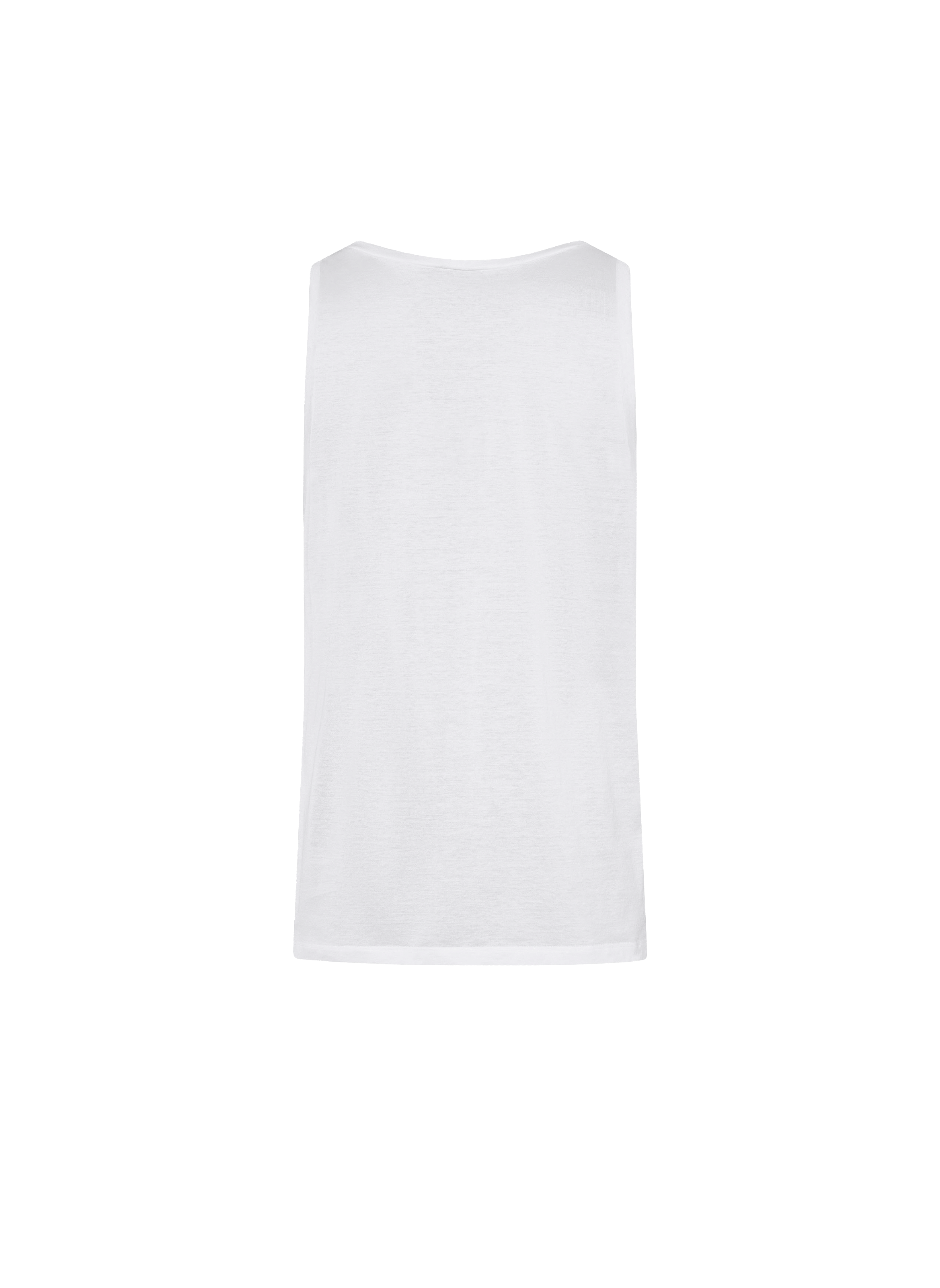 Cotton tank top HANRO White