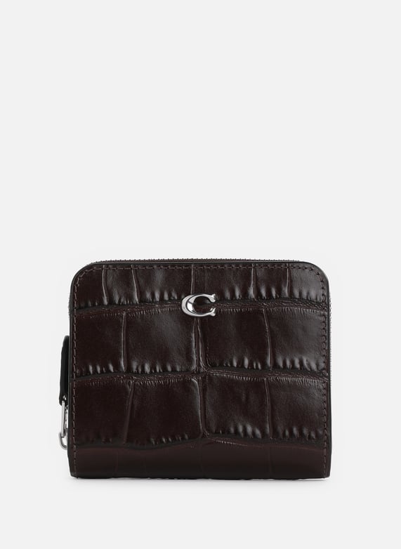 Coach black coin purse hotsell