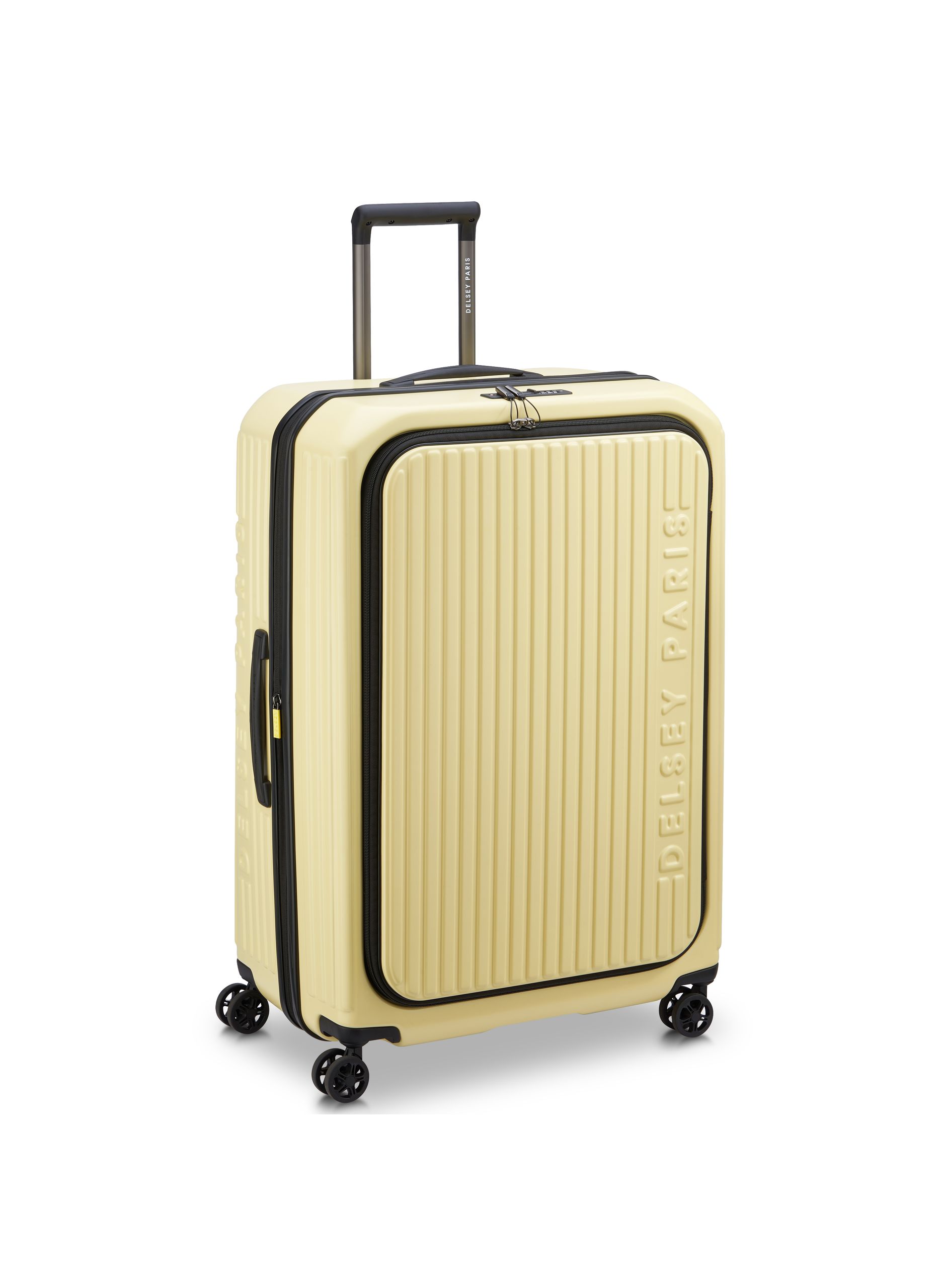 Valise soute rigide taille xl - securitime zip DELSEY PARIS Jaune
