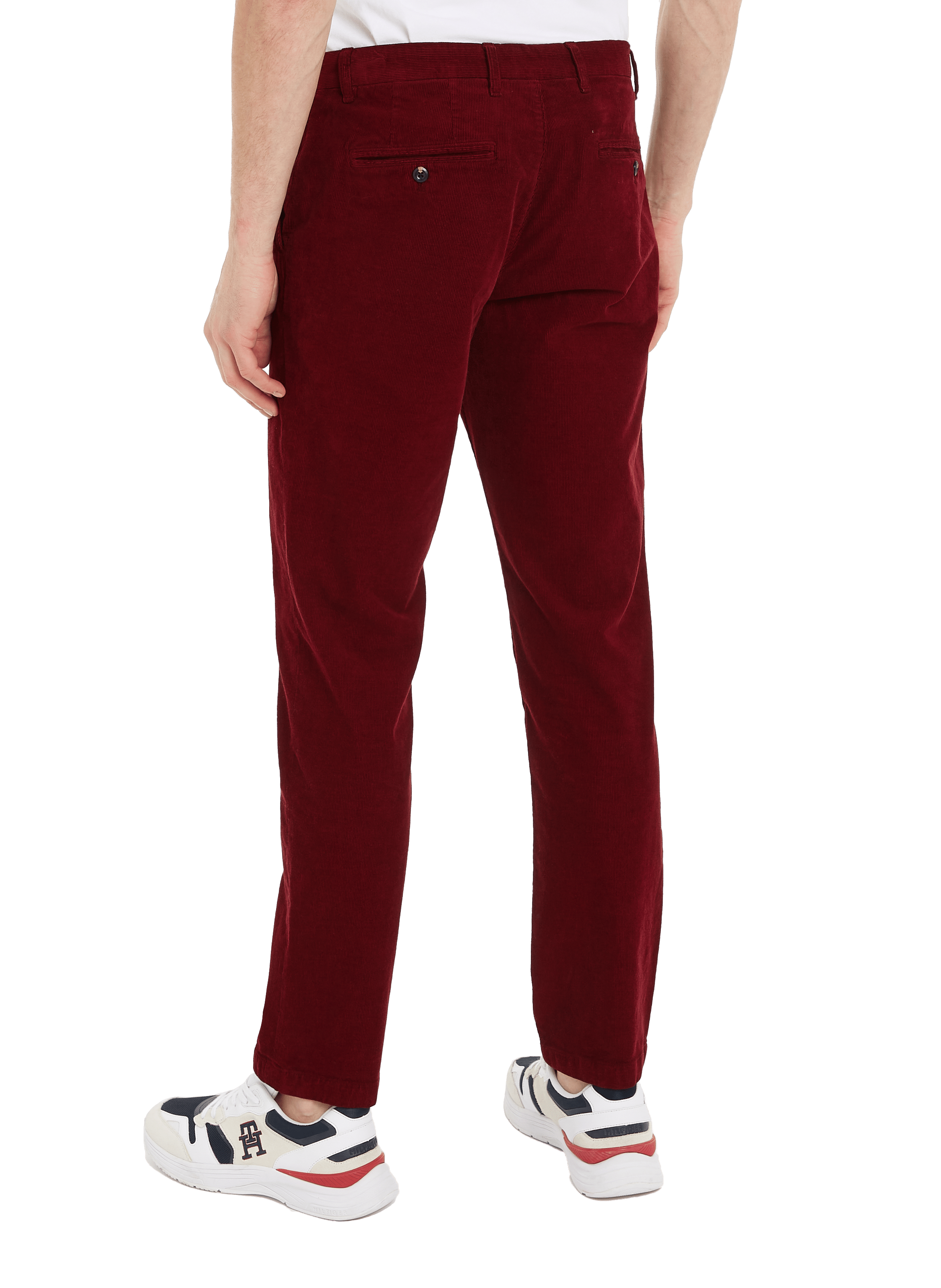 Cotton Trousers TOMMY HILFIGER Red
