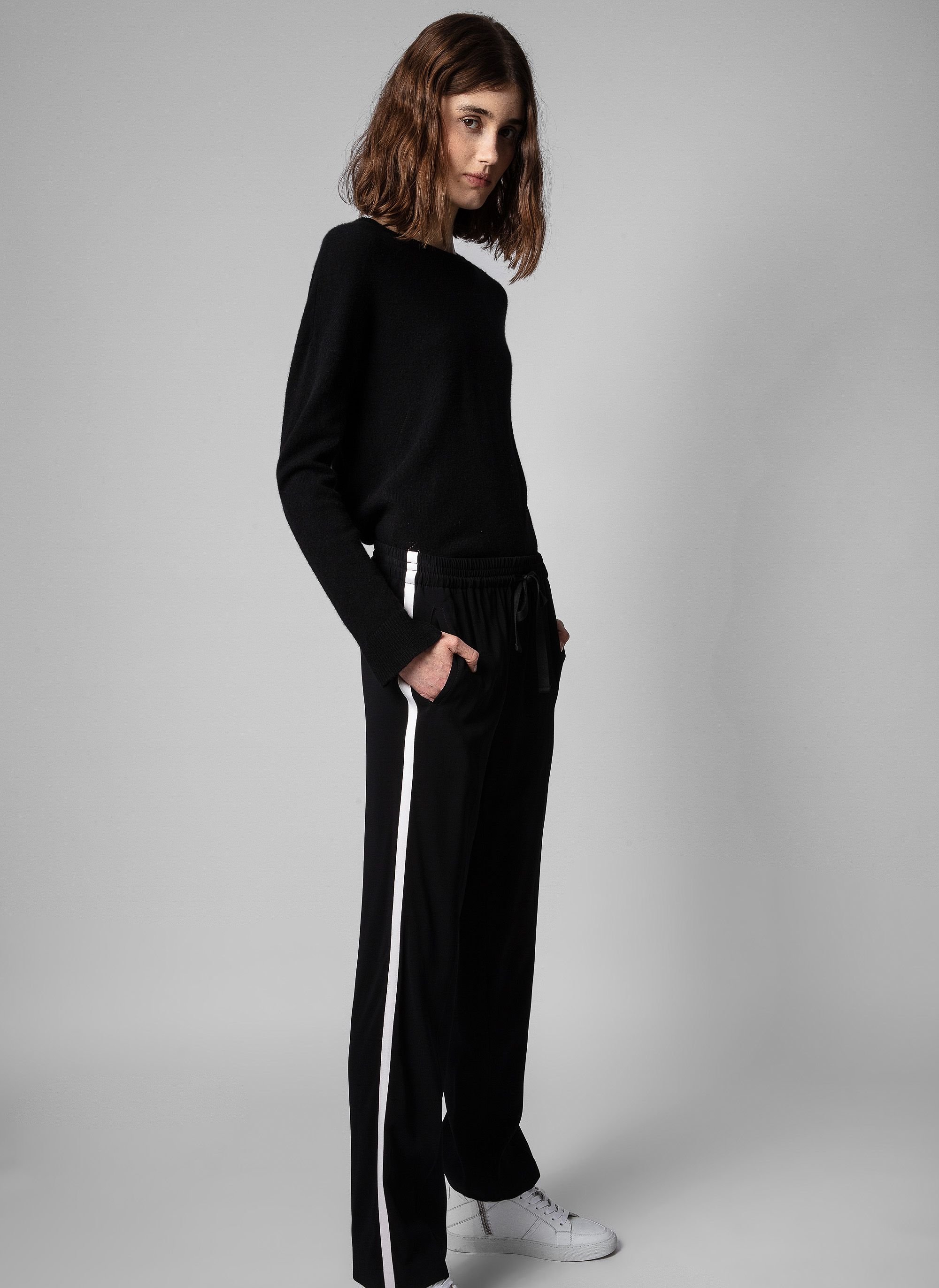 Pull droit en cachemire cici ZADIG&VOLTAIRE Noir