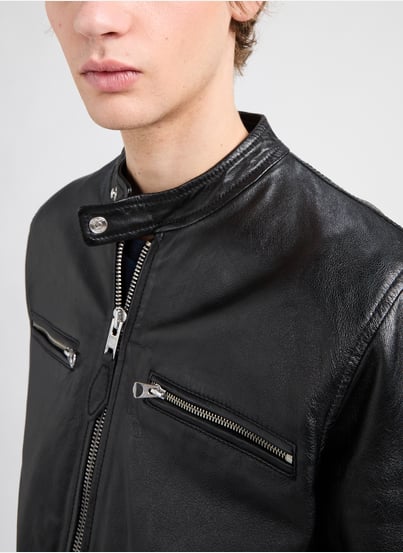 Veste en cuir Newport SCHOTT Veste en cuir Newport SCHOTT
