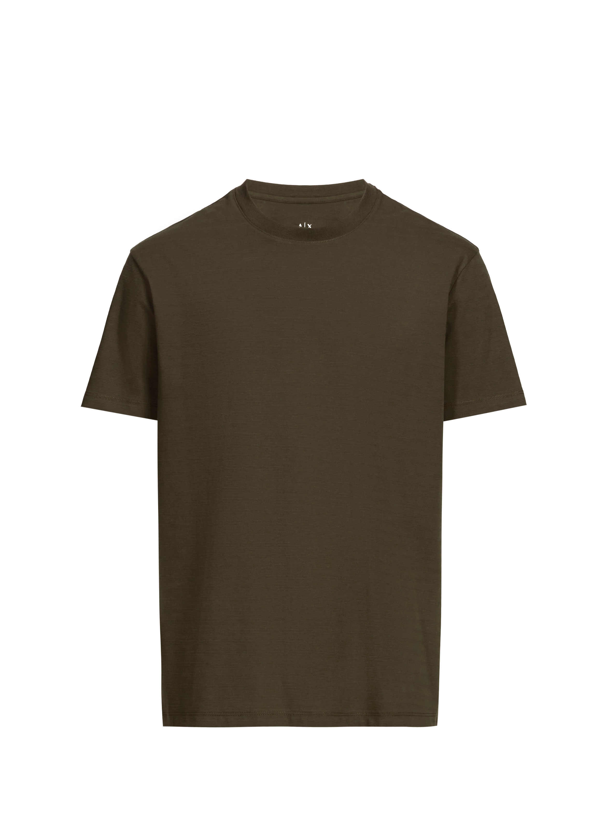 T-shirt avec rayures  ARMANI EXCHANGE Marron