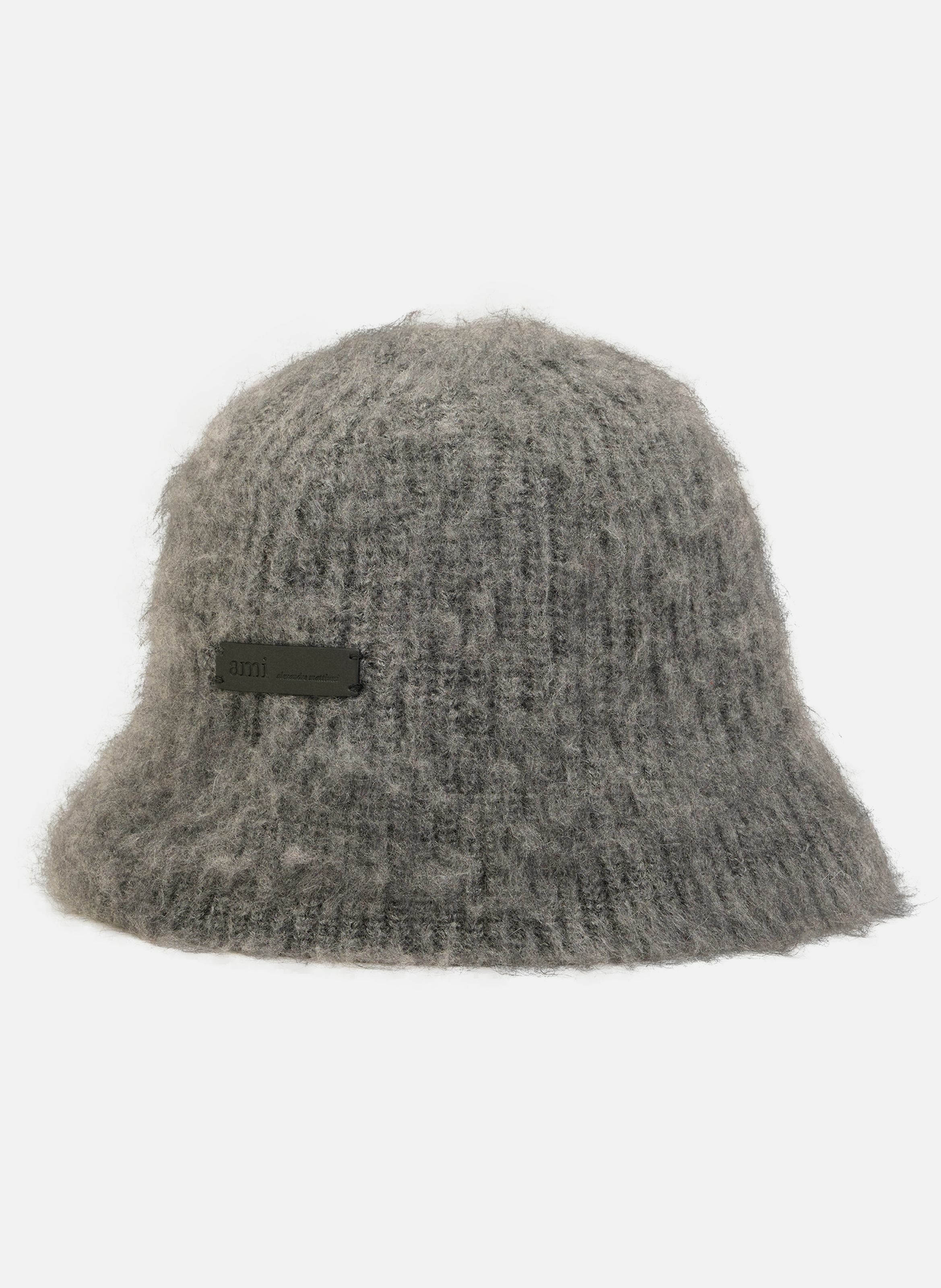 Bob ami en mohair unisexe AMI PARIS Gris