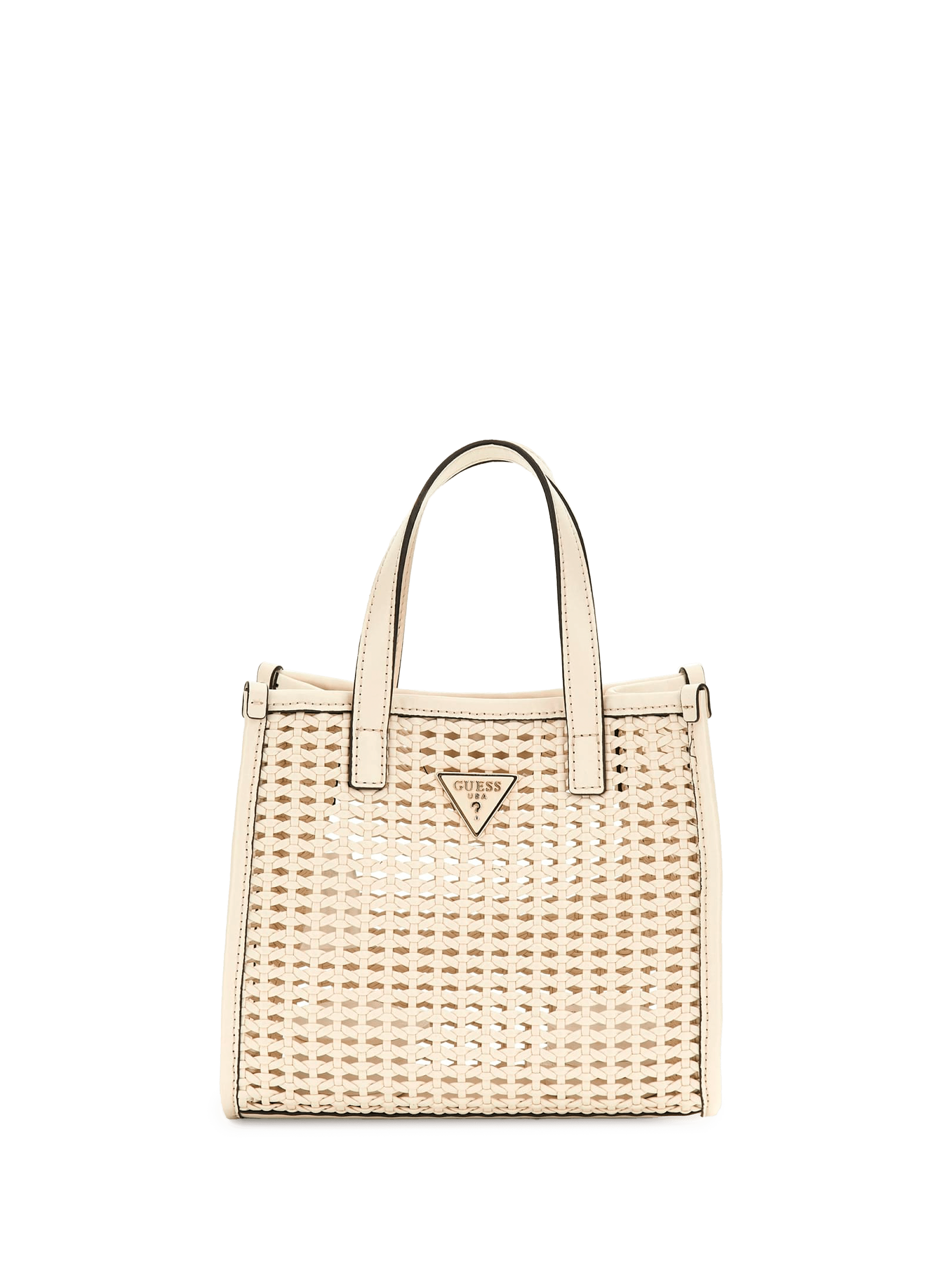 Brigitta braided handbag GUESS Beige