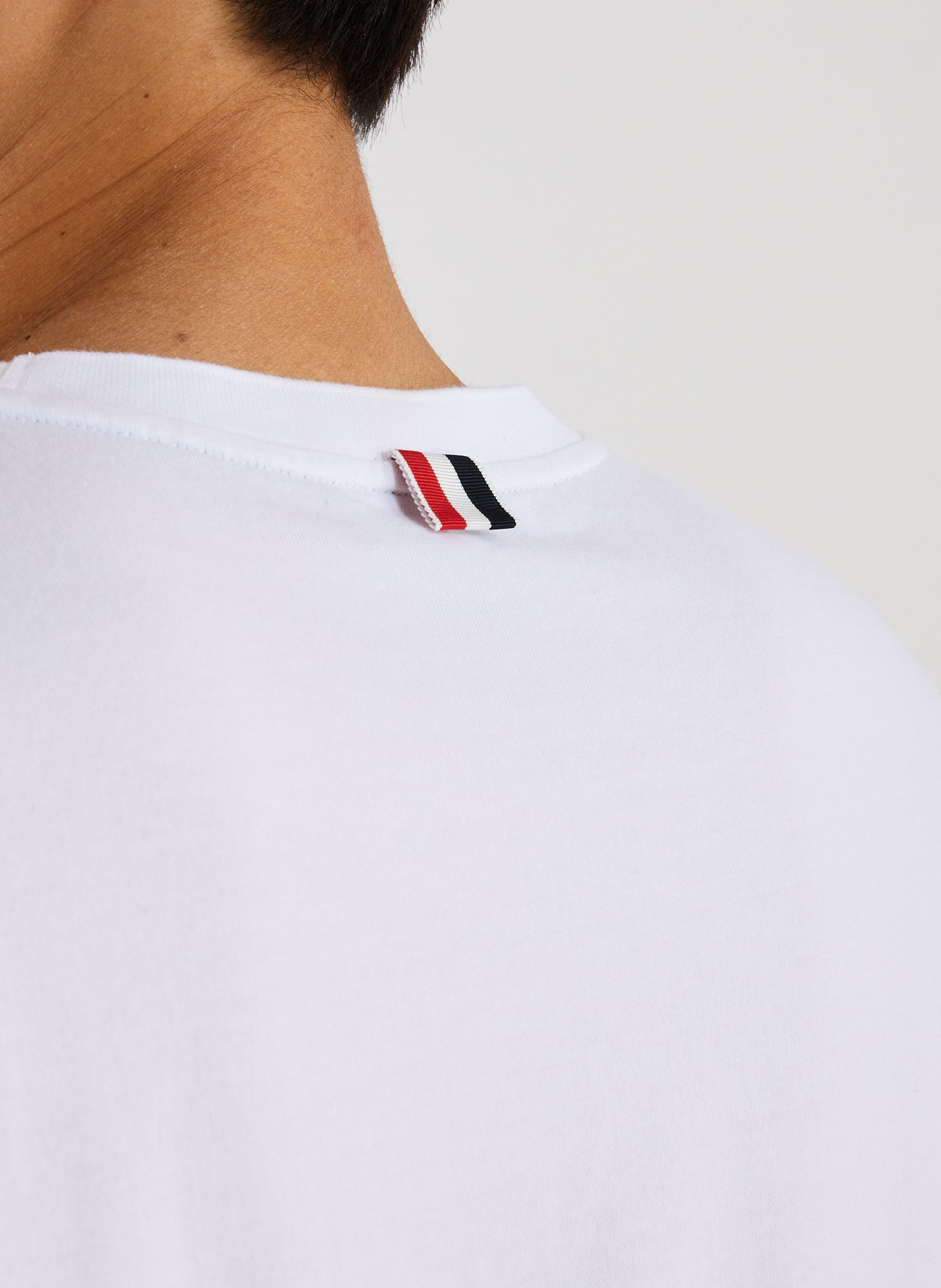 Classic Cotton T-Shirt THOM BROWNE White
