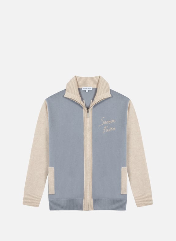 Embroidered wool vest Grey by MAISON LABICHE MAISON LABICHE Embroidered wool vest Grey