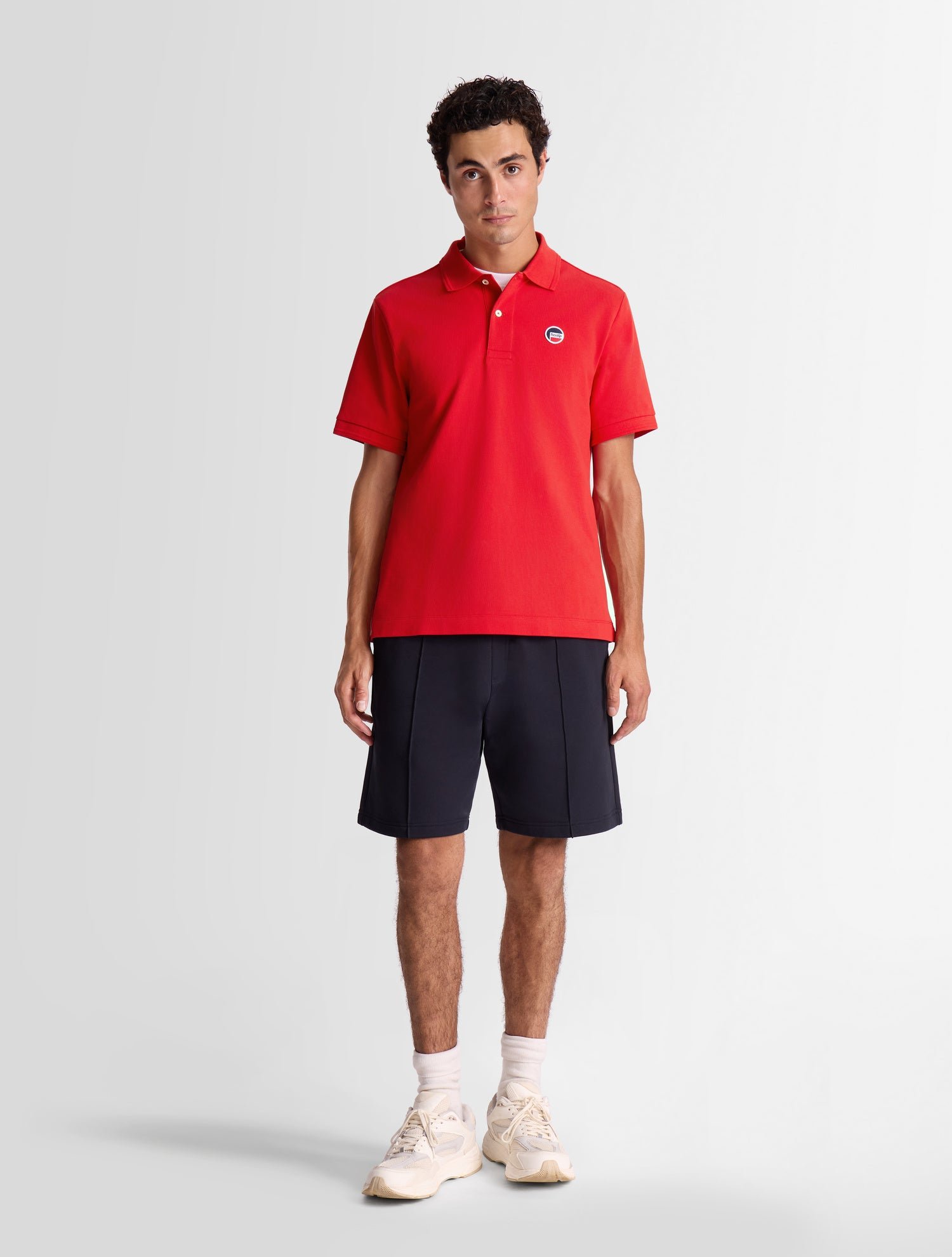 Polo manches courtes gerlo col polo coupe regular FUSALP Rouge