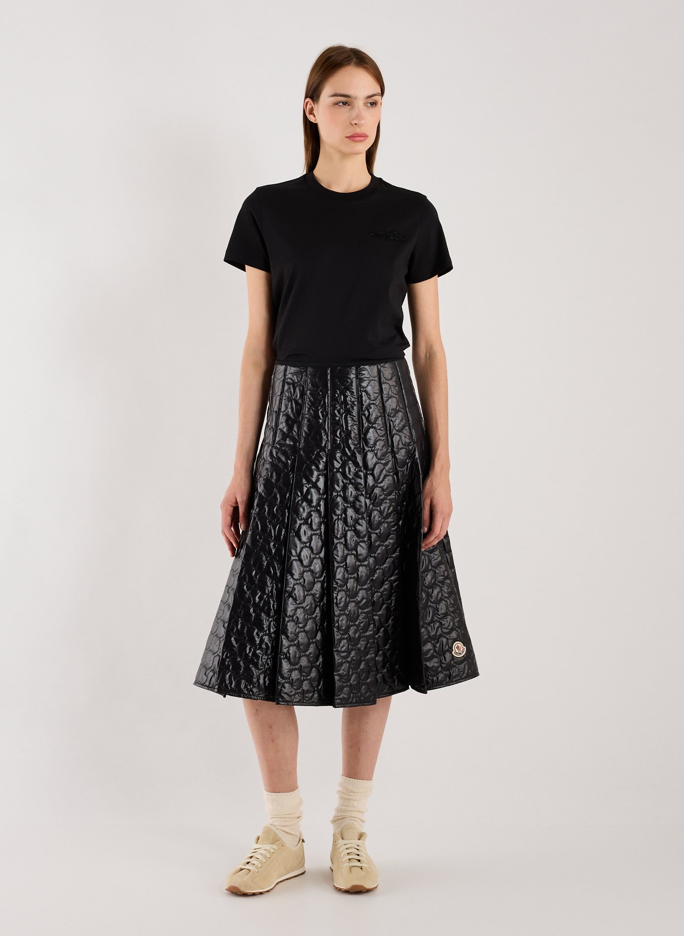 Classic Cotton T-Shirt MONCLER Black