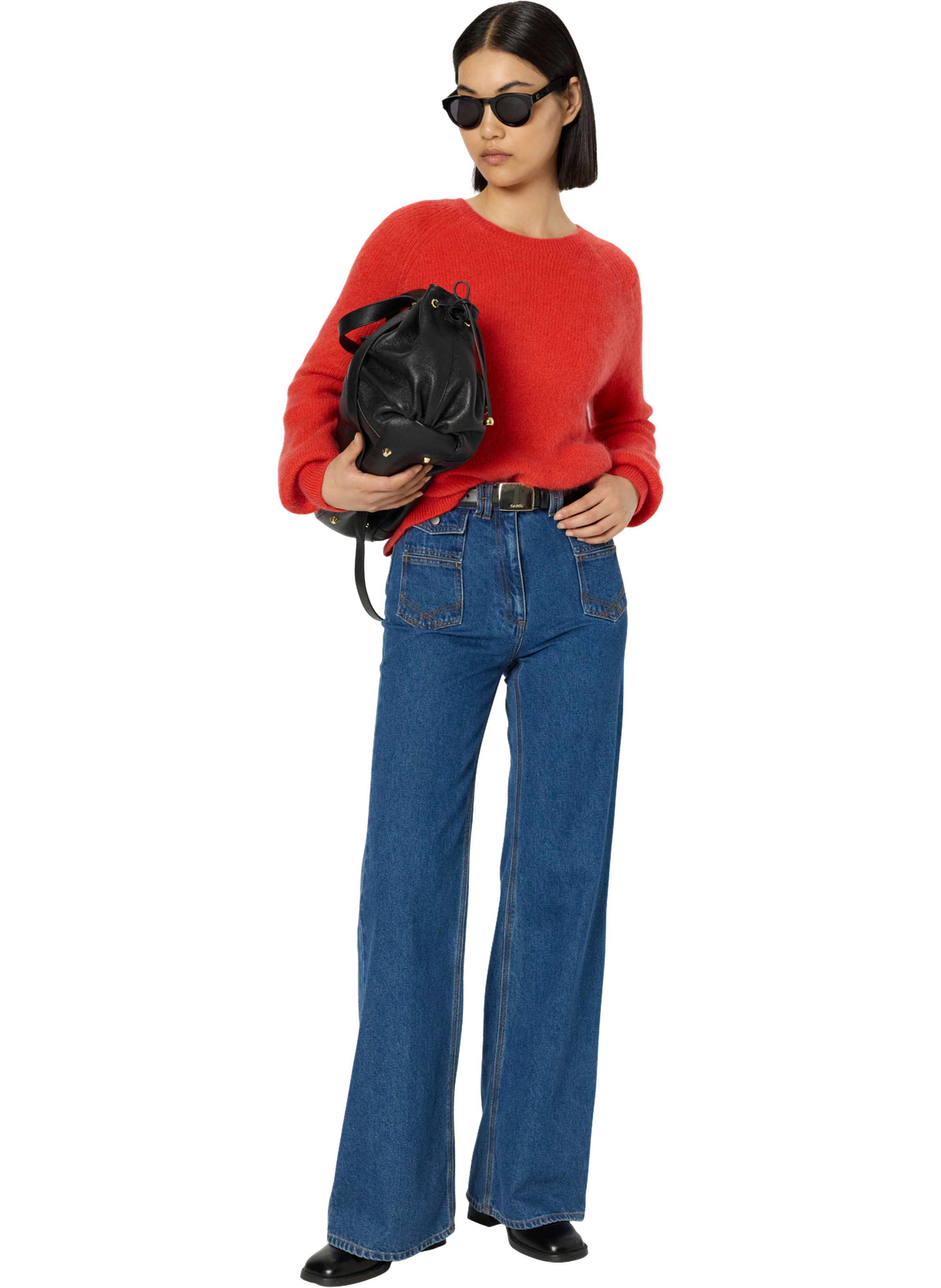 Pull en mohair - elora GERARD DAREL Rouge