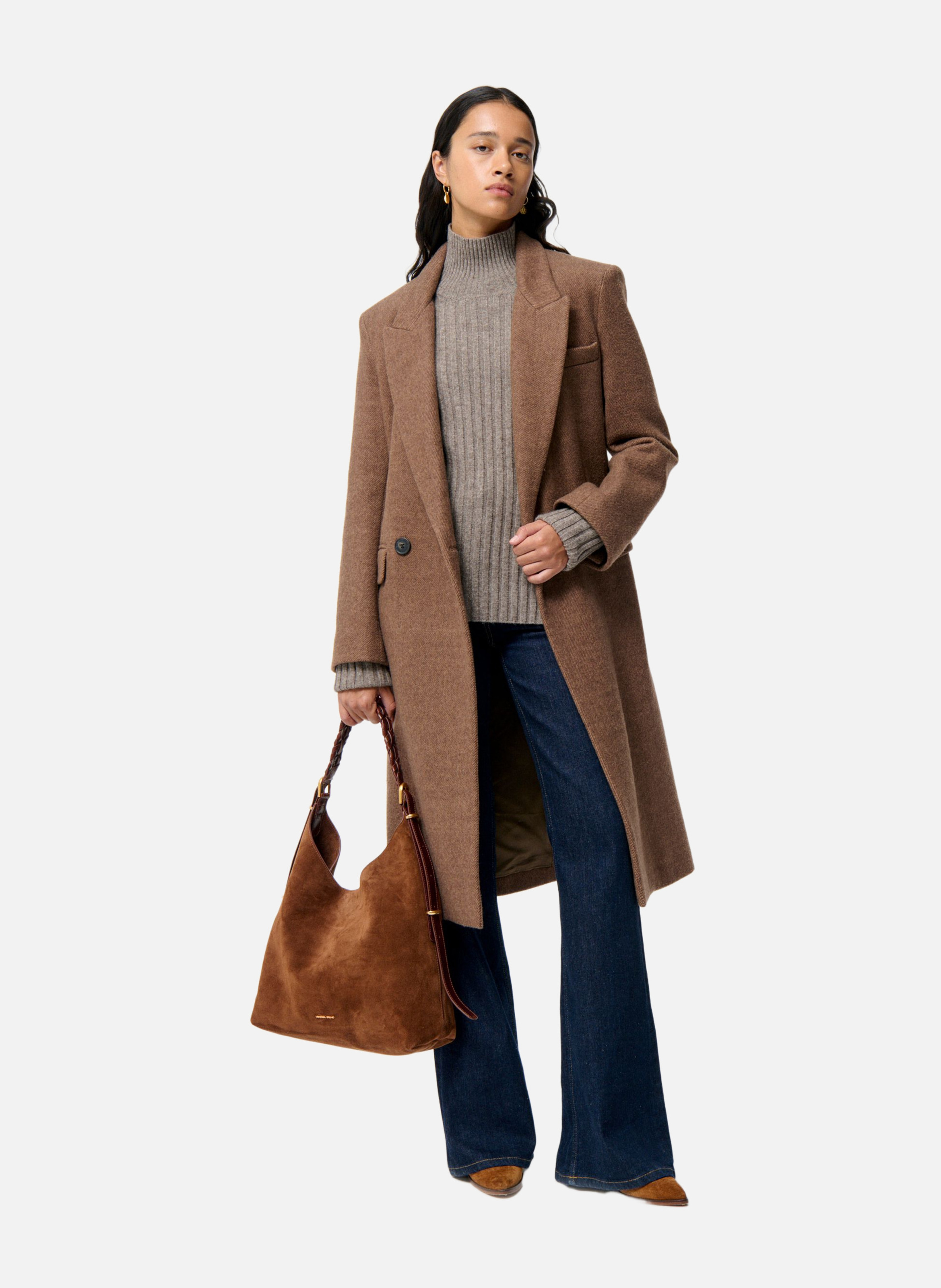Manteau faloua Marron