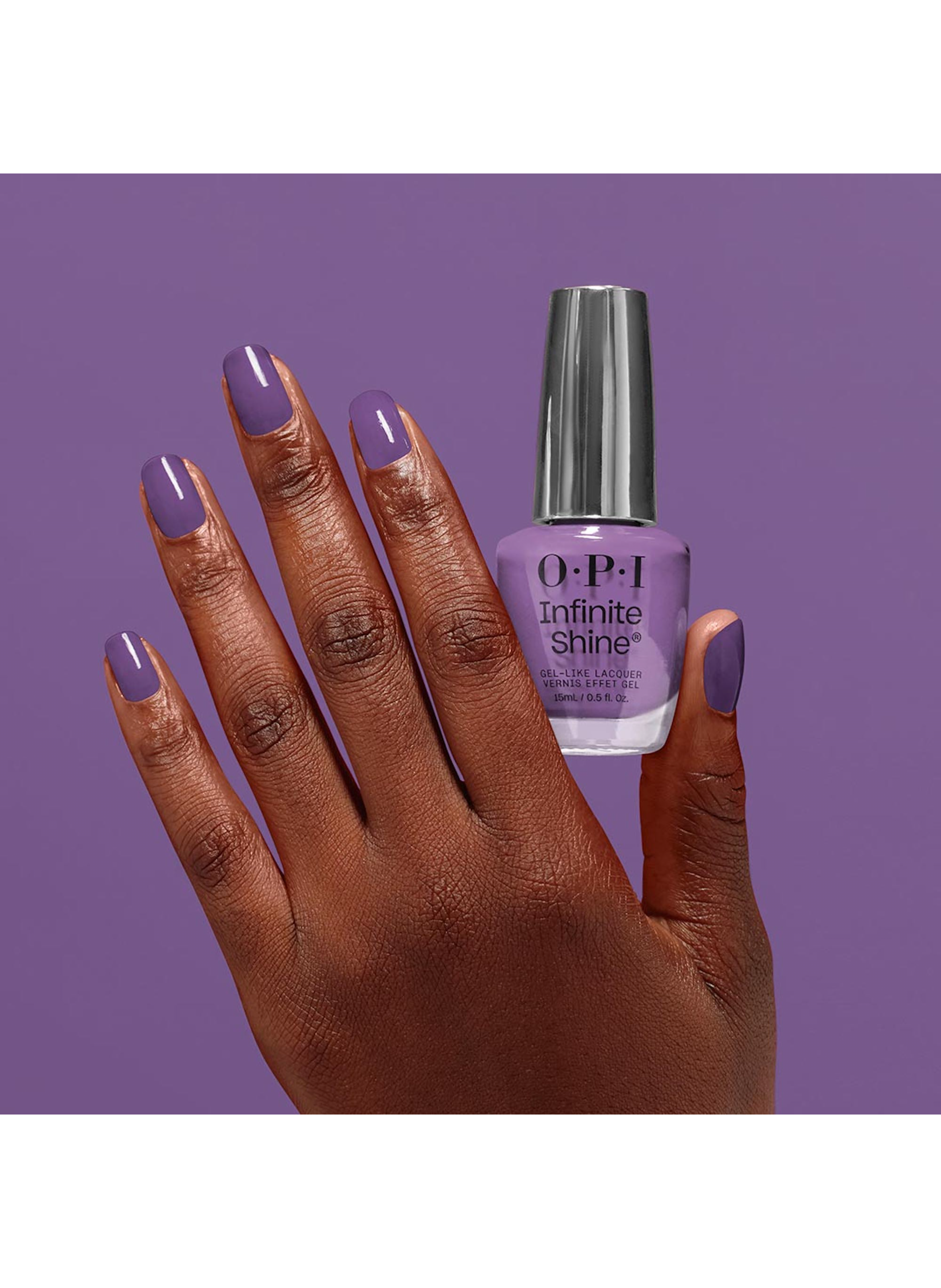 Lush Hour
Infinite Shine
Long-lasting gel effect nail polish OPI Violet
