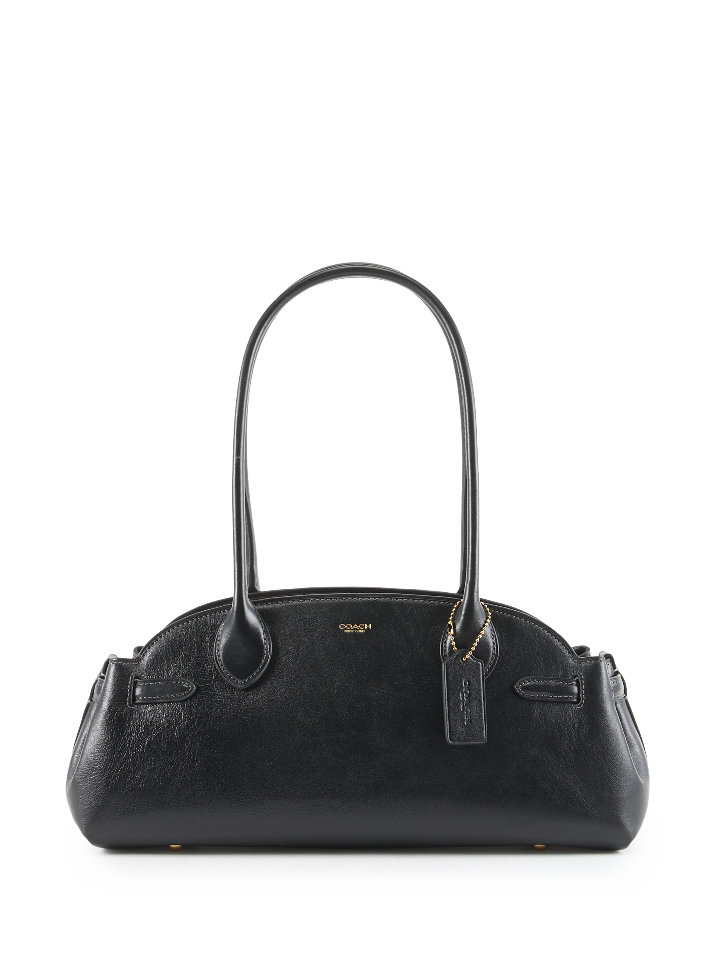 COACH Cleo leather handbag Black