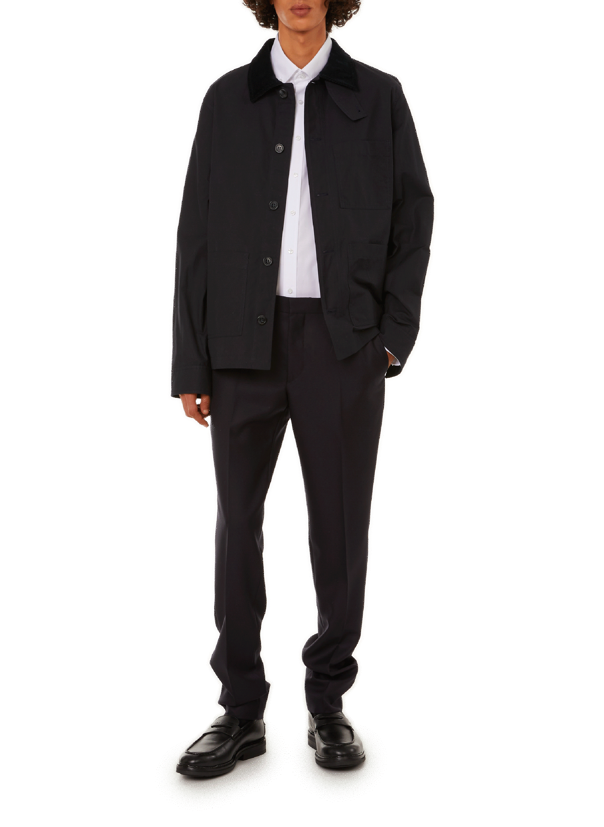 Slim-fit cotton shirt SEIDENSTICKER White