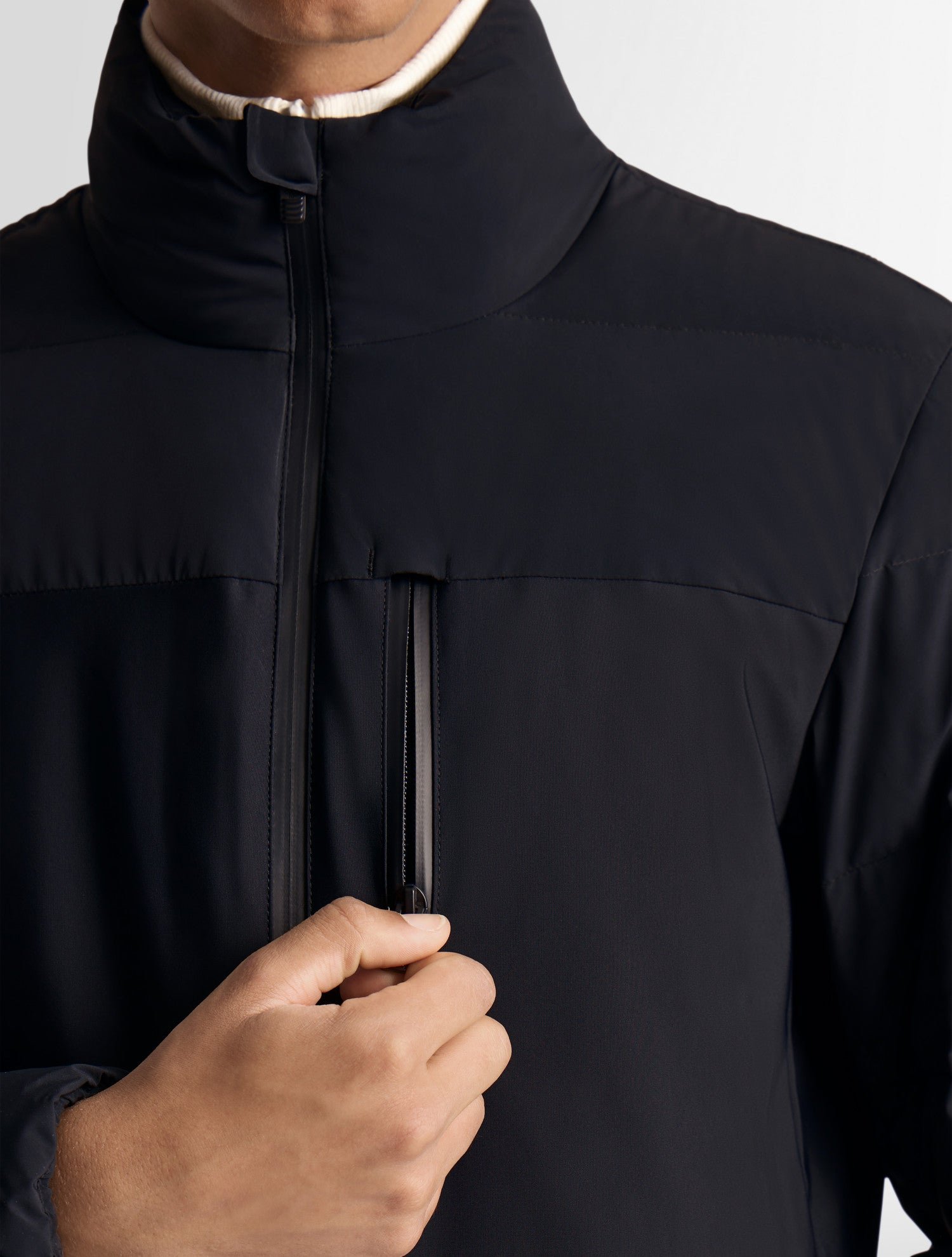 Doudoune jilooe col montant coupe regular Noir