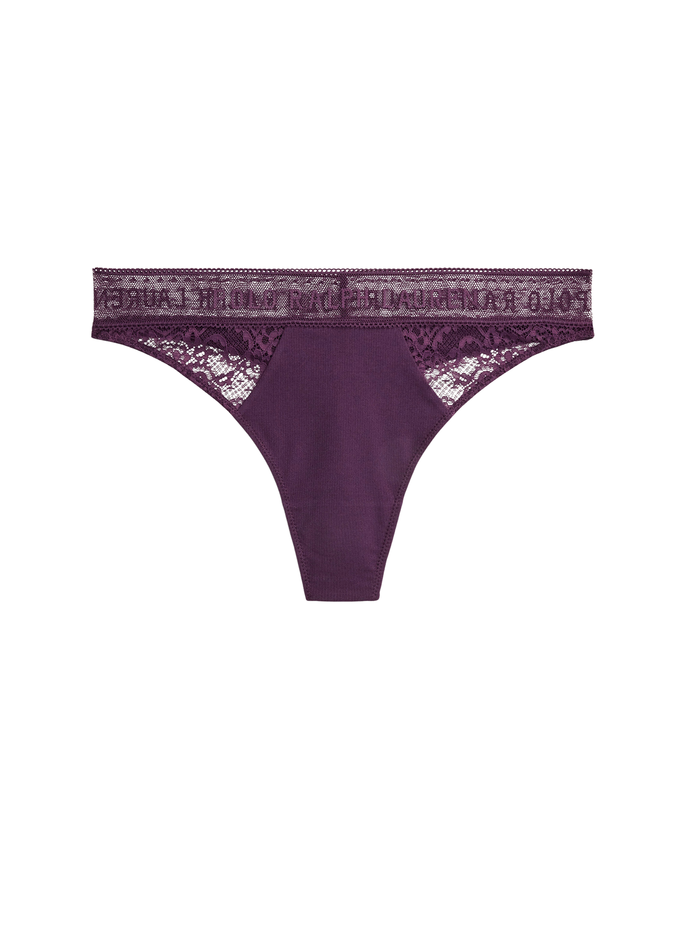 POLO RALPH LAUREN Culotte dentelle en coton mélangé Purple