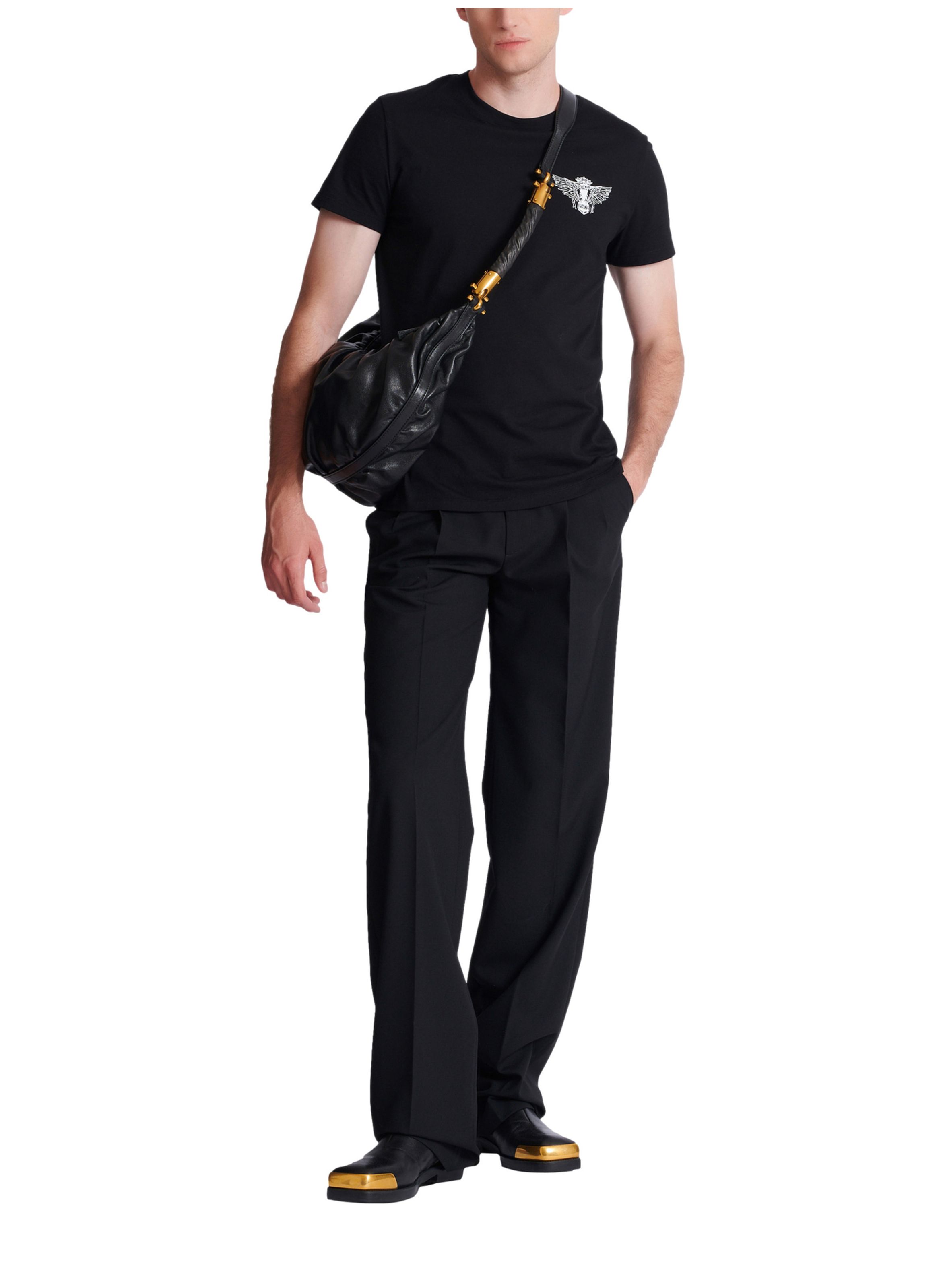 T-shirt à imprimé BALMAIN Noir