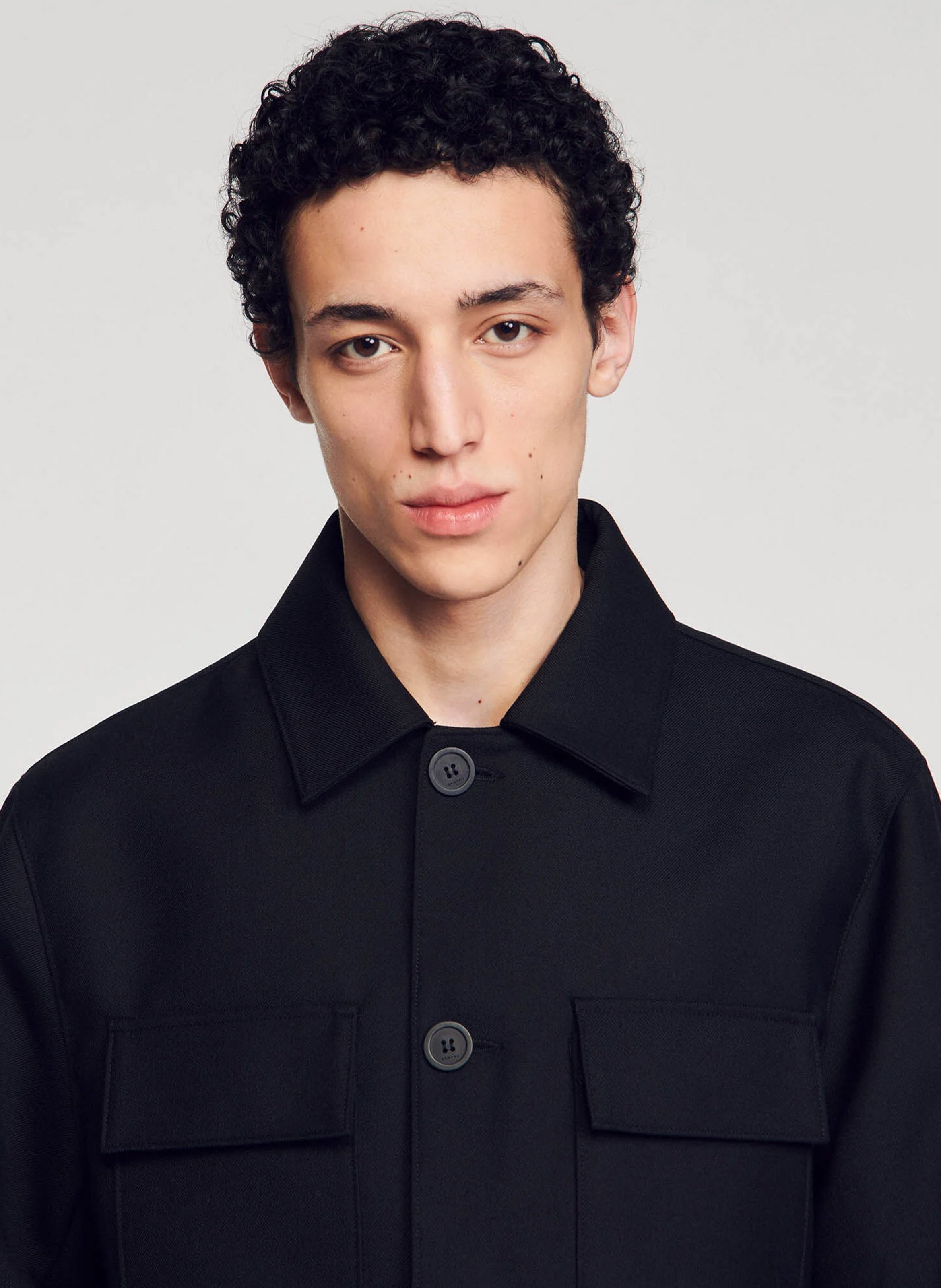 Surchemise col classique SANDRO Noir