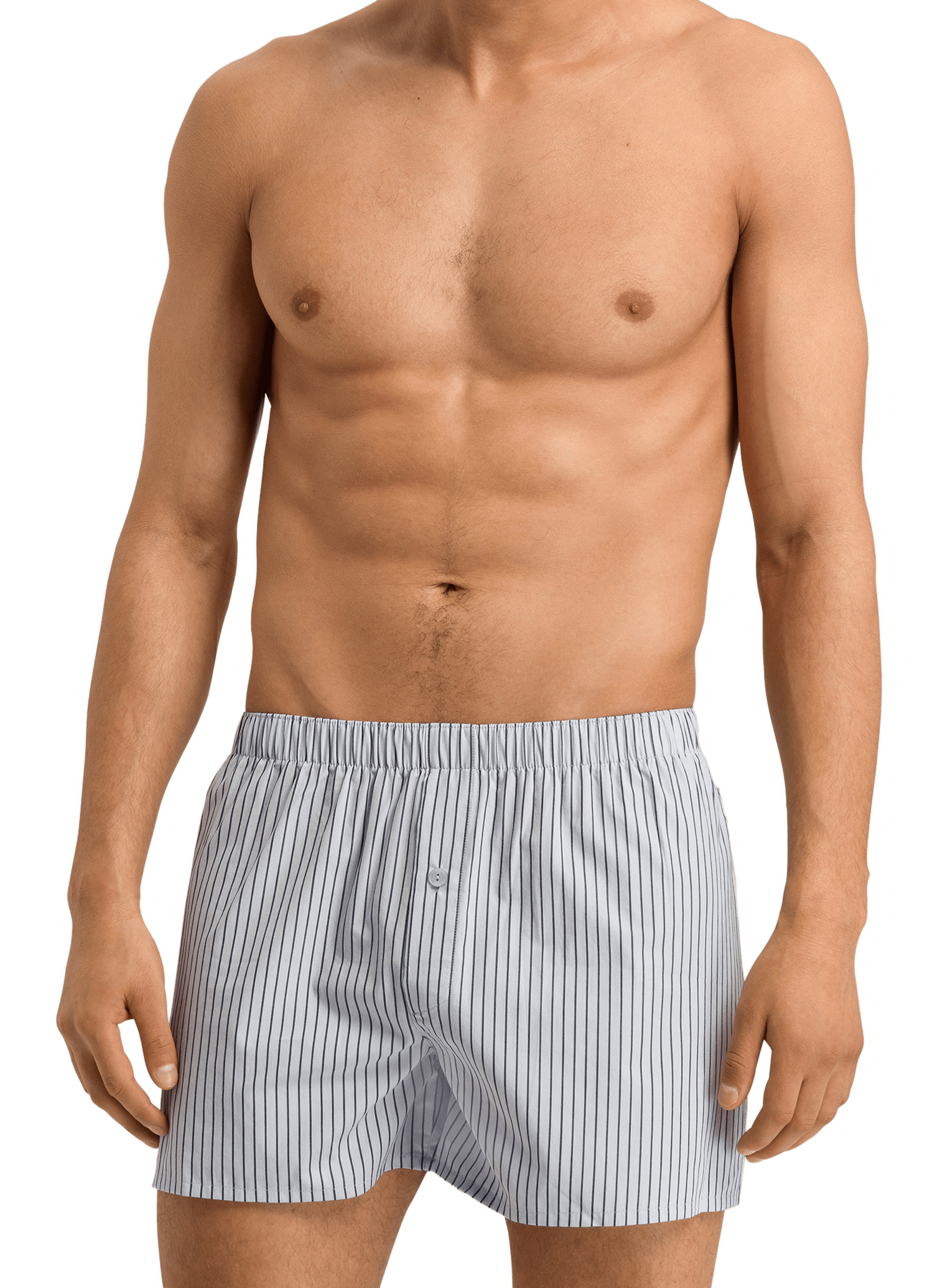 Cotton boxer shorts HANRO Blue