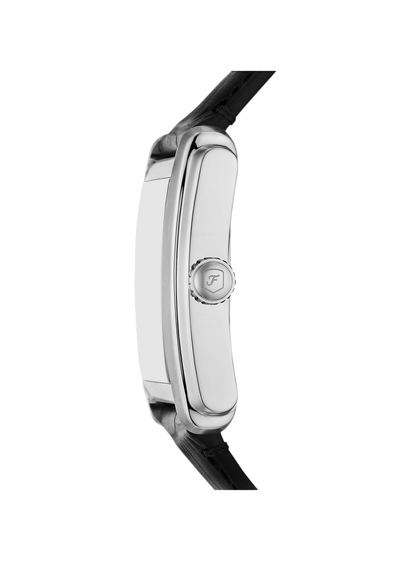 Montre Carraway bracelet en cuir FOSSIL Argent