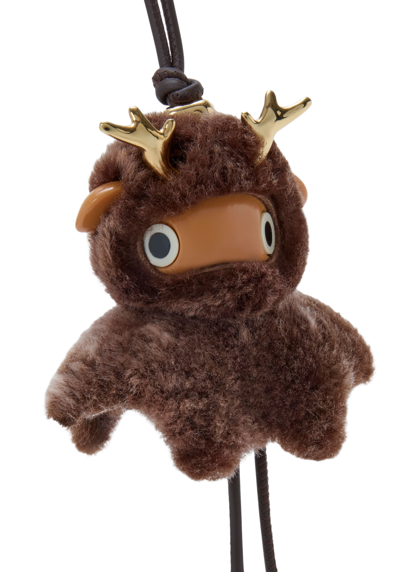 Bijou de sac Fawnie en peau lainée LOEWE Marron