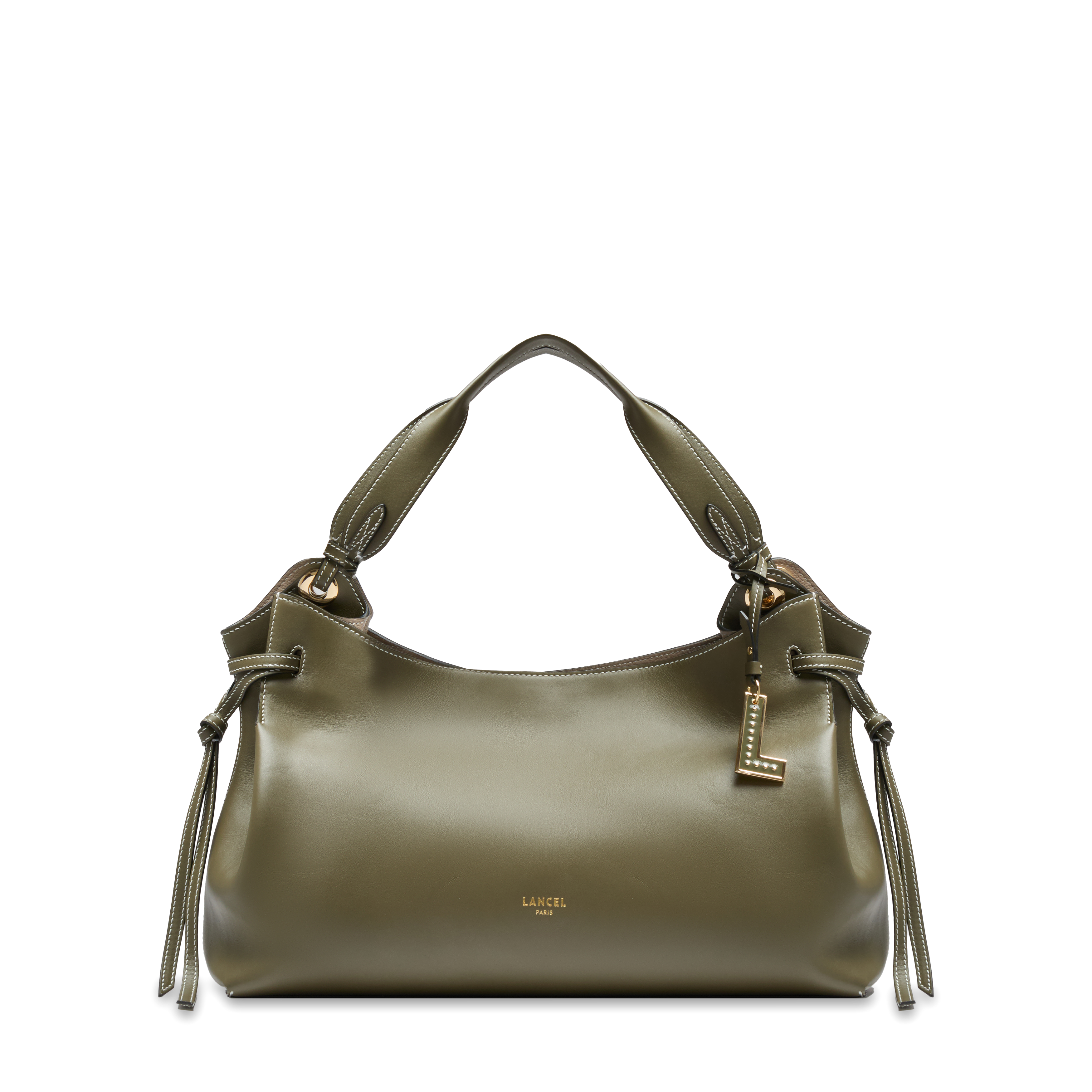 Sac carryall m swann de lancel en cuir LANCEL Vert