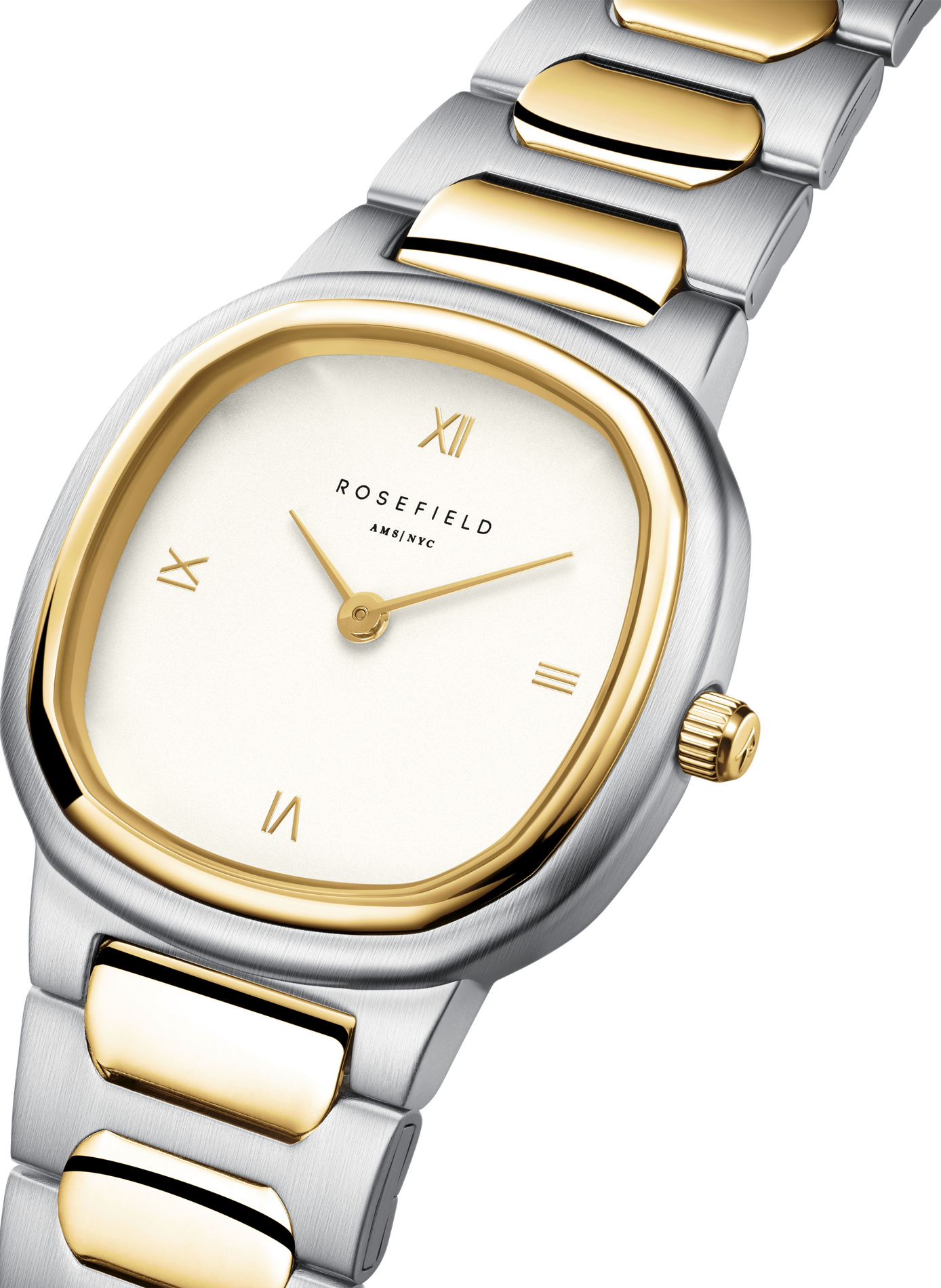 Montre analogique Gaia en acier inoxydable ROSEFIELD Beige