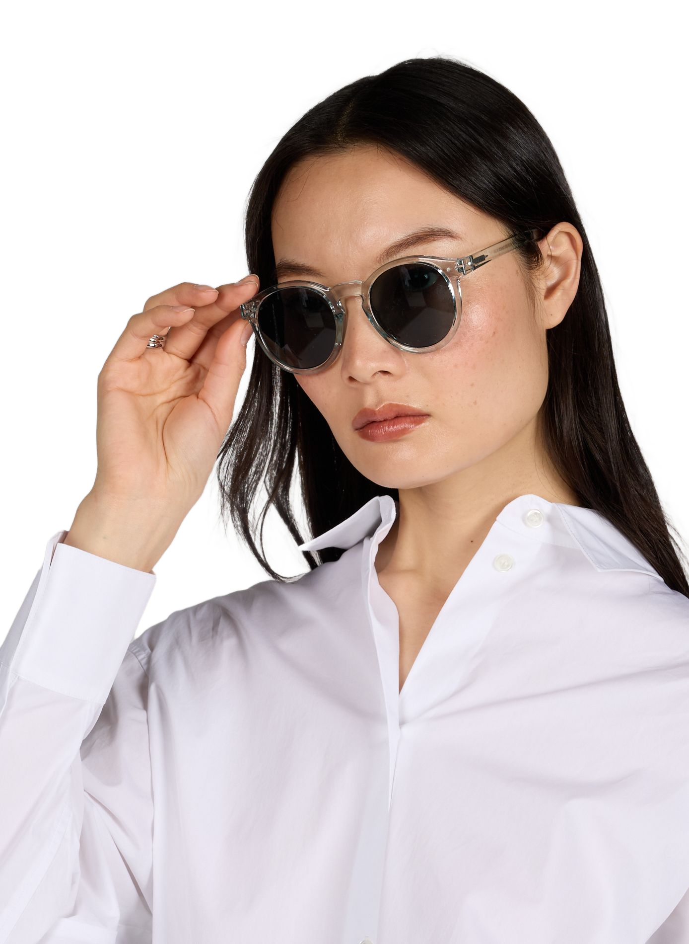 Lunettes de soleil rondes IZIPIZI Bleu