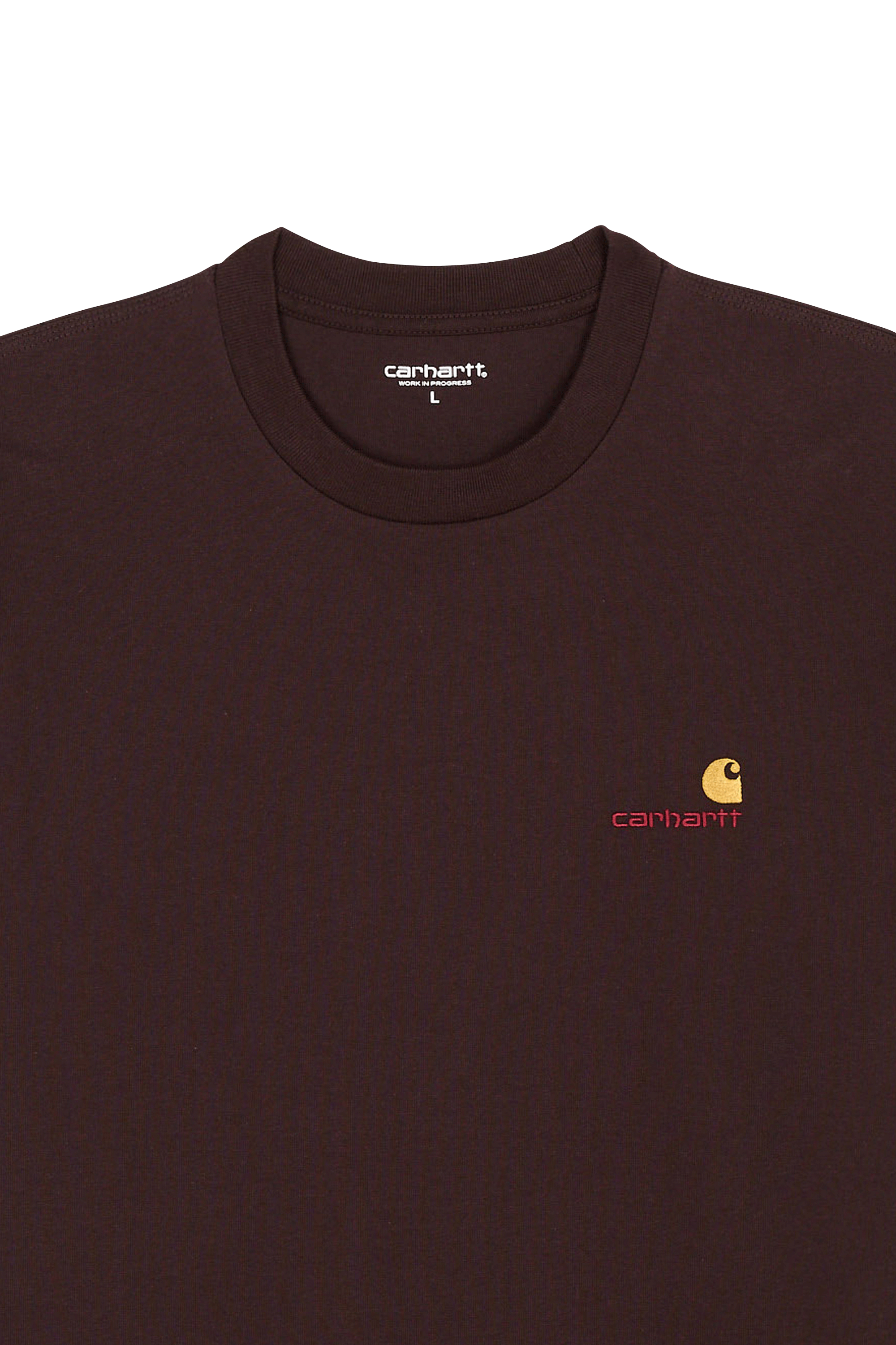 T-shirt american script | Marron CARHARTT WIP Homme
