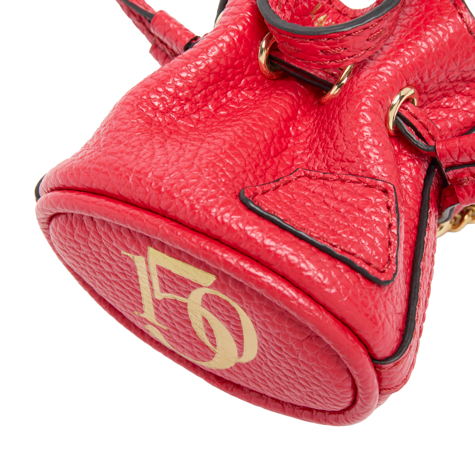 Accessoire voor tas capsulecollectie 150 jaar van runderleer LANCEL Rood