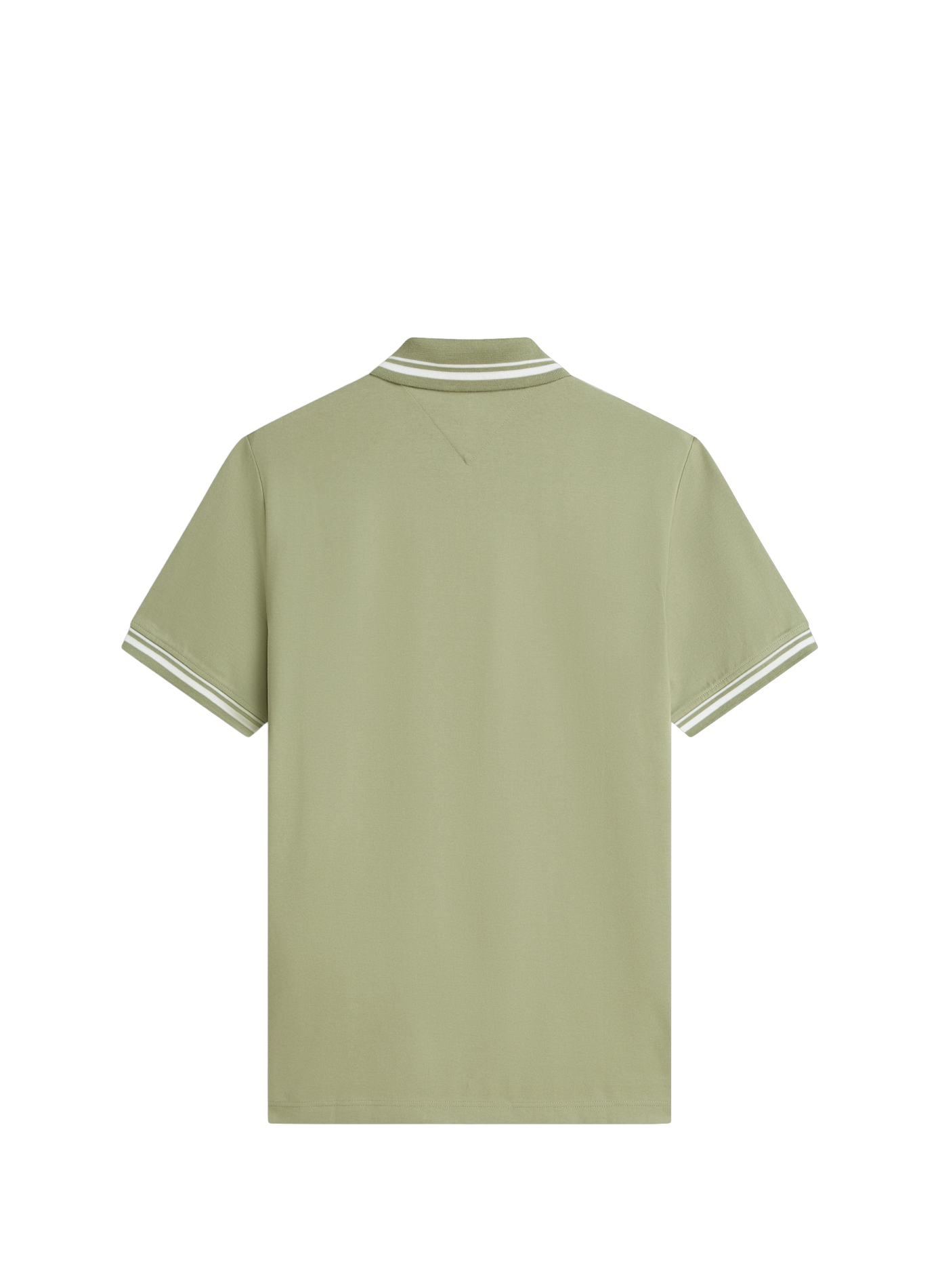 Straight fit short-sleeve cotton polo TOMMY HILFIGER Green