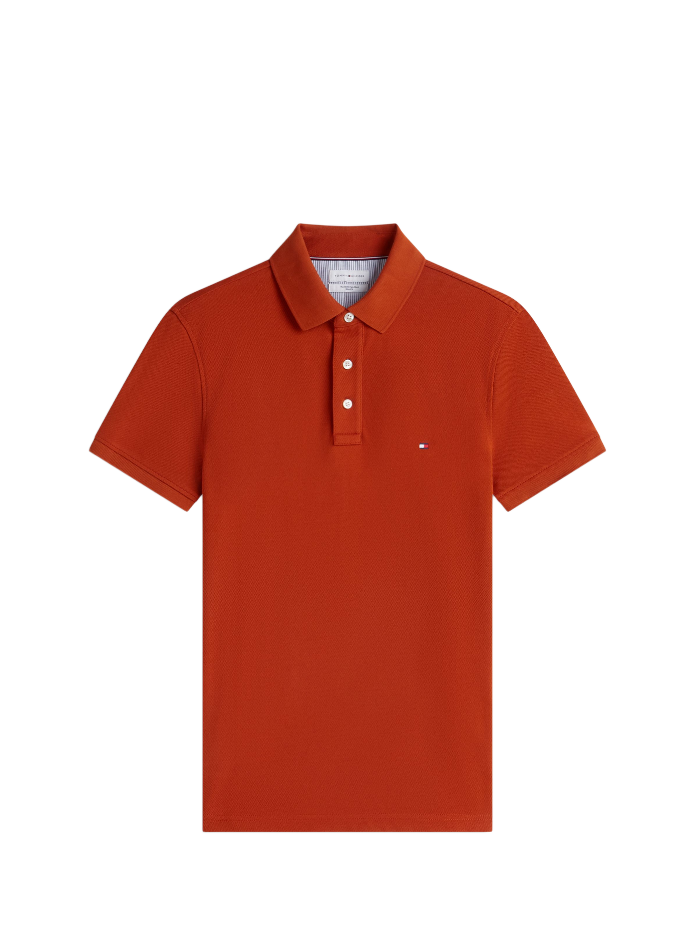 Iconic 1985 organic cotton polo shirt  Rusty ochre