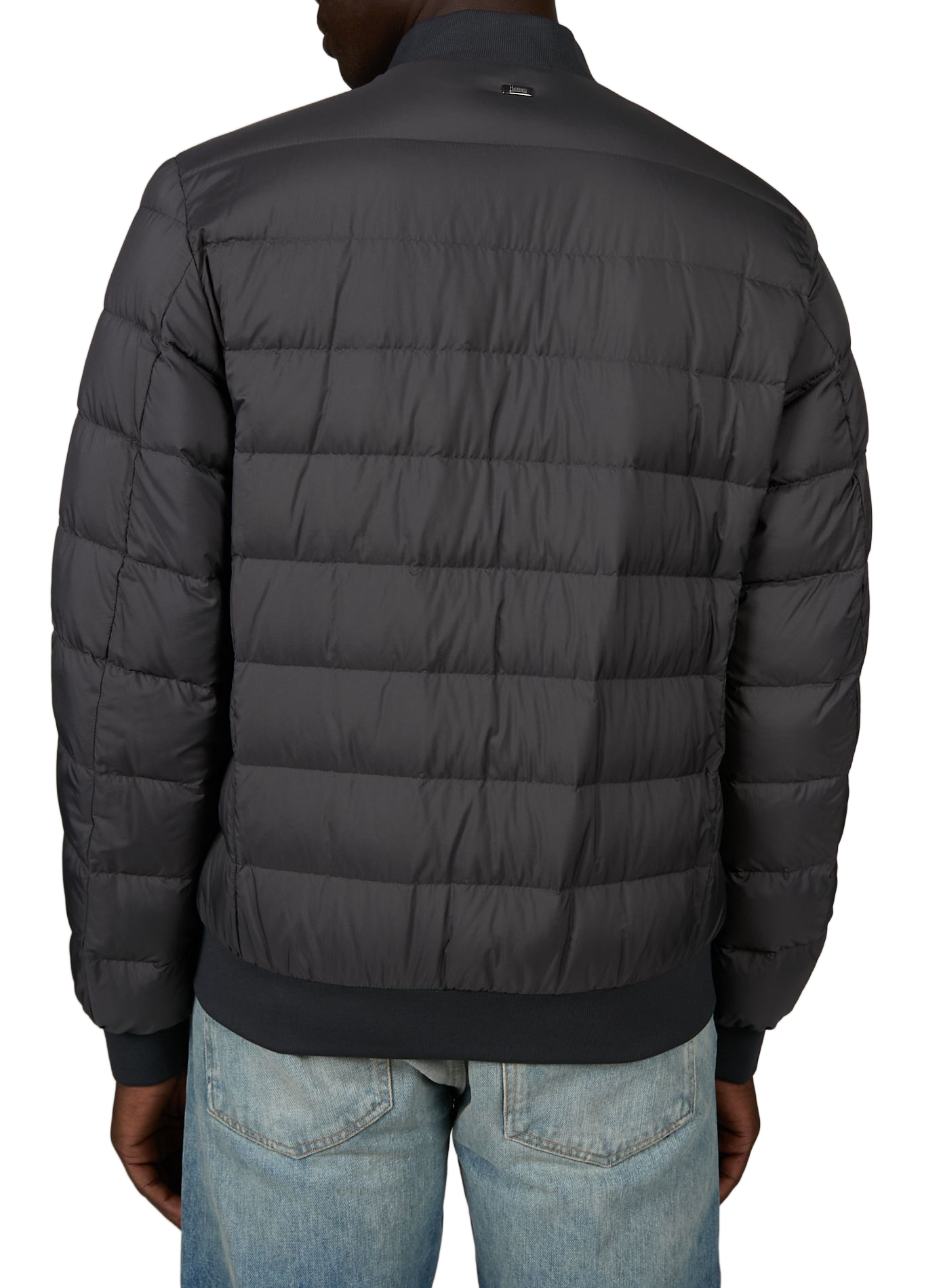 Gepolsterte, wasserabweisende Aviatore-Bomberjacke HERNO Grau