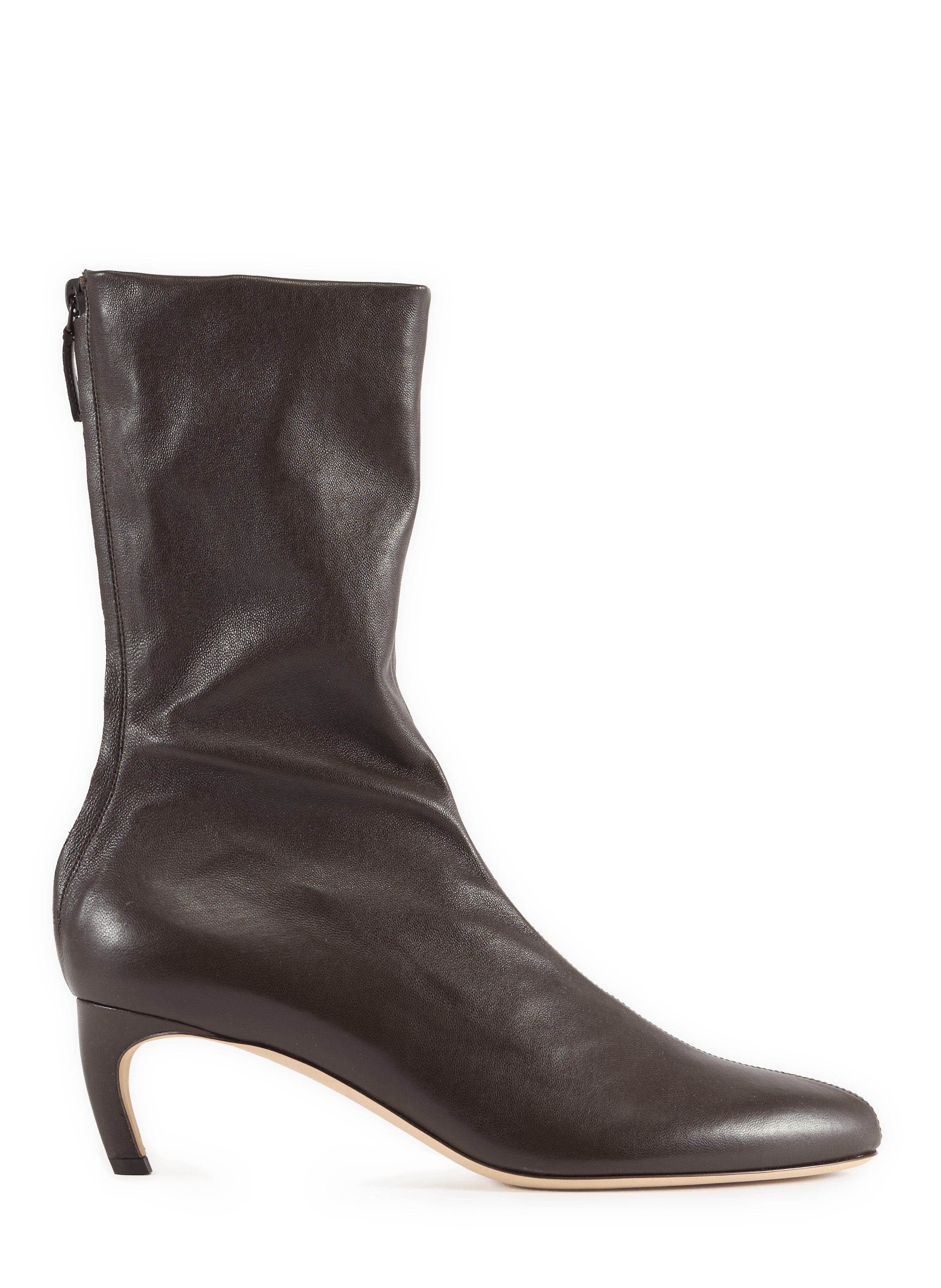 Leather ankle boots VICTORIA BECKHAM Brown