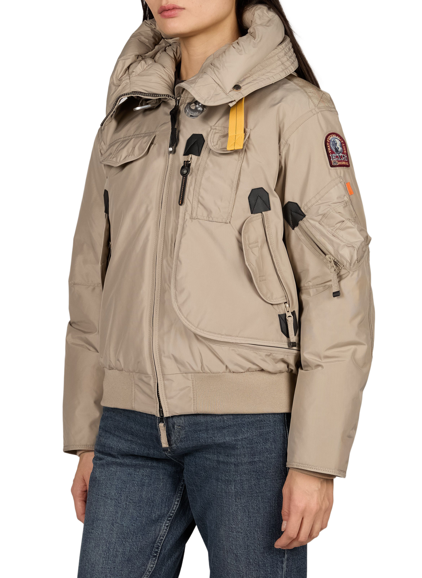 Daunenjacke Gobi mit Kapuze PARAJUMPERS Grau