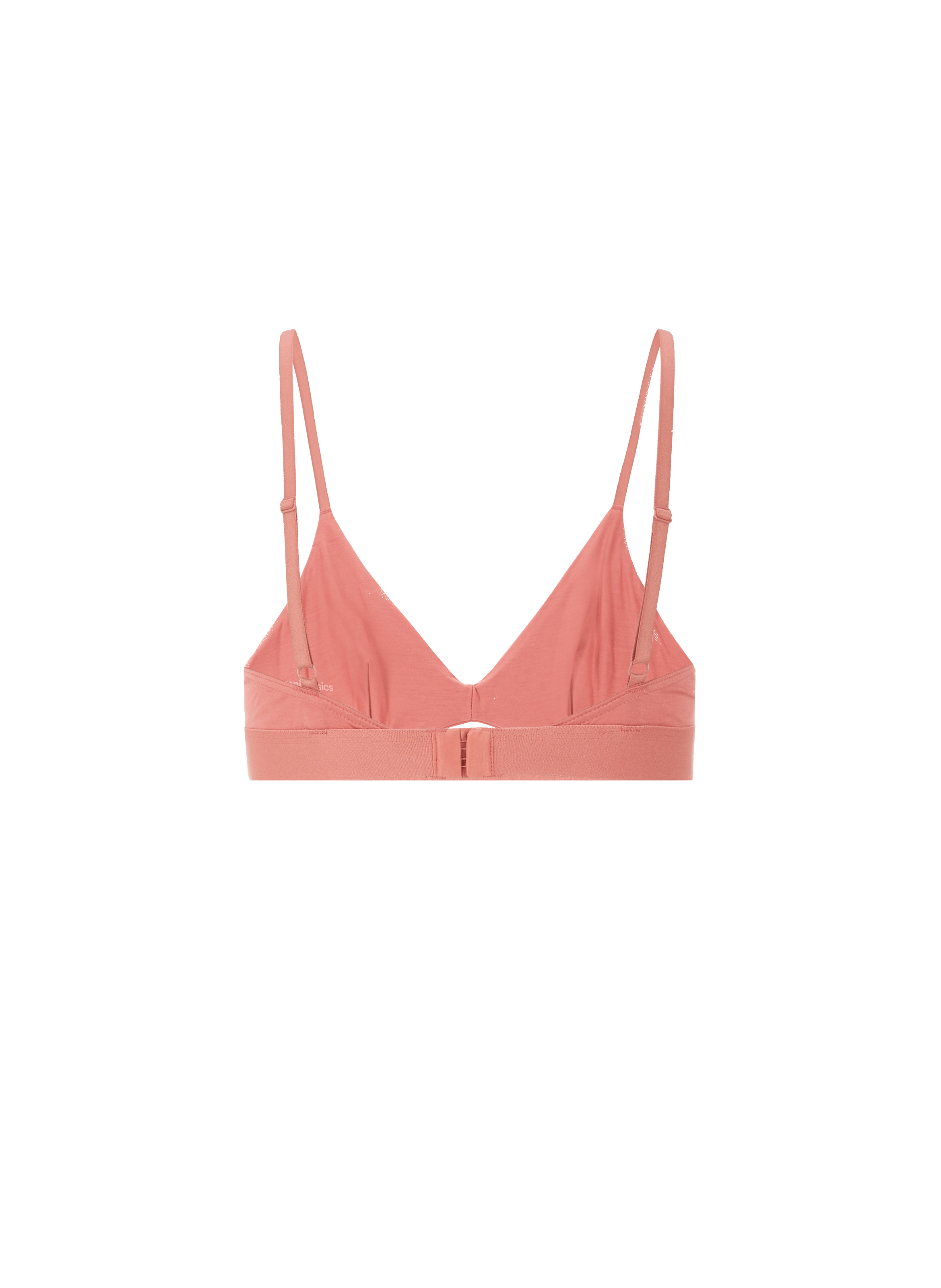 Brassière triangle en lyocell ORGANIC BASICS Rose