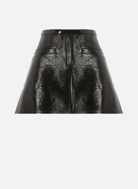 Short vinyl skirt BlackCOURRÈGES 