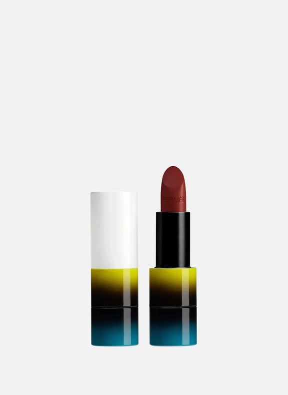 Rouge Hermès limited edition shiny lipstick, Rouge Bruni Red by HERMÈS HERMÈS Rouge Hermès limited edition shiny lipstick, Rouge Bruni Red