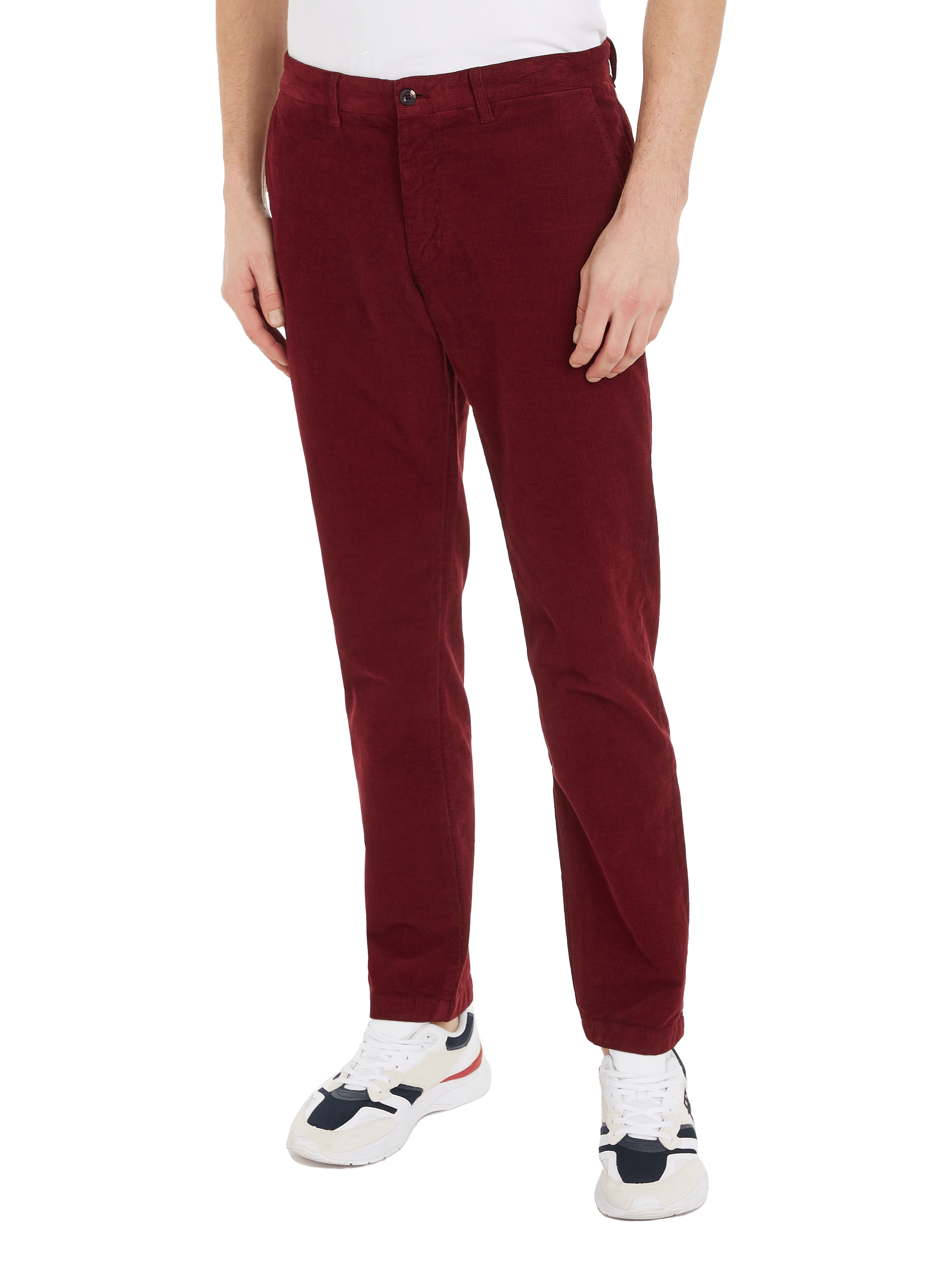 Cotton Trousers TOMMY HILFIGER Red
