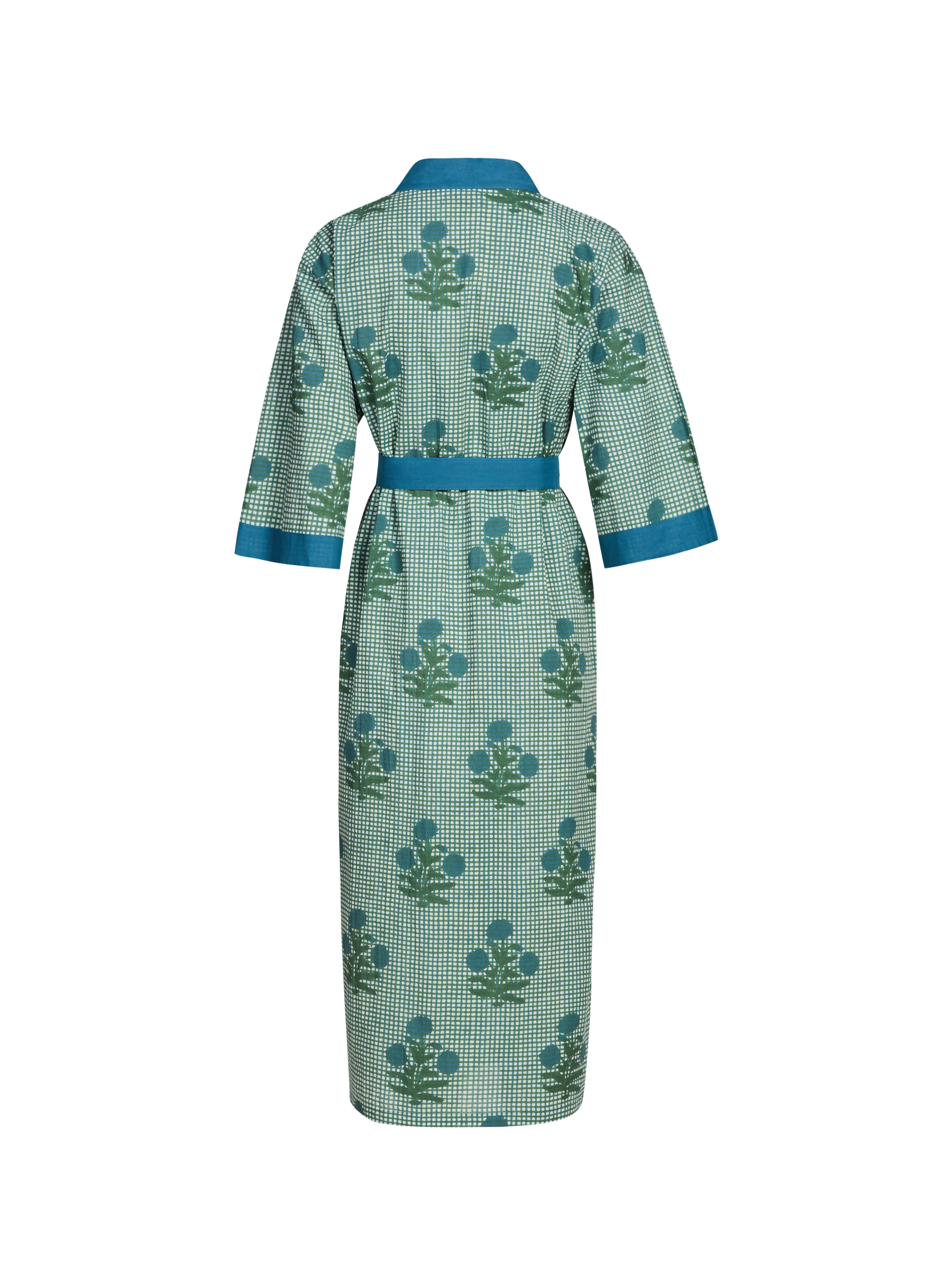 Cotton Mandu Kimono CURIOSITY LAB Green