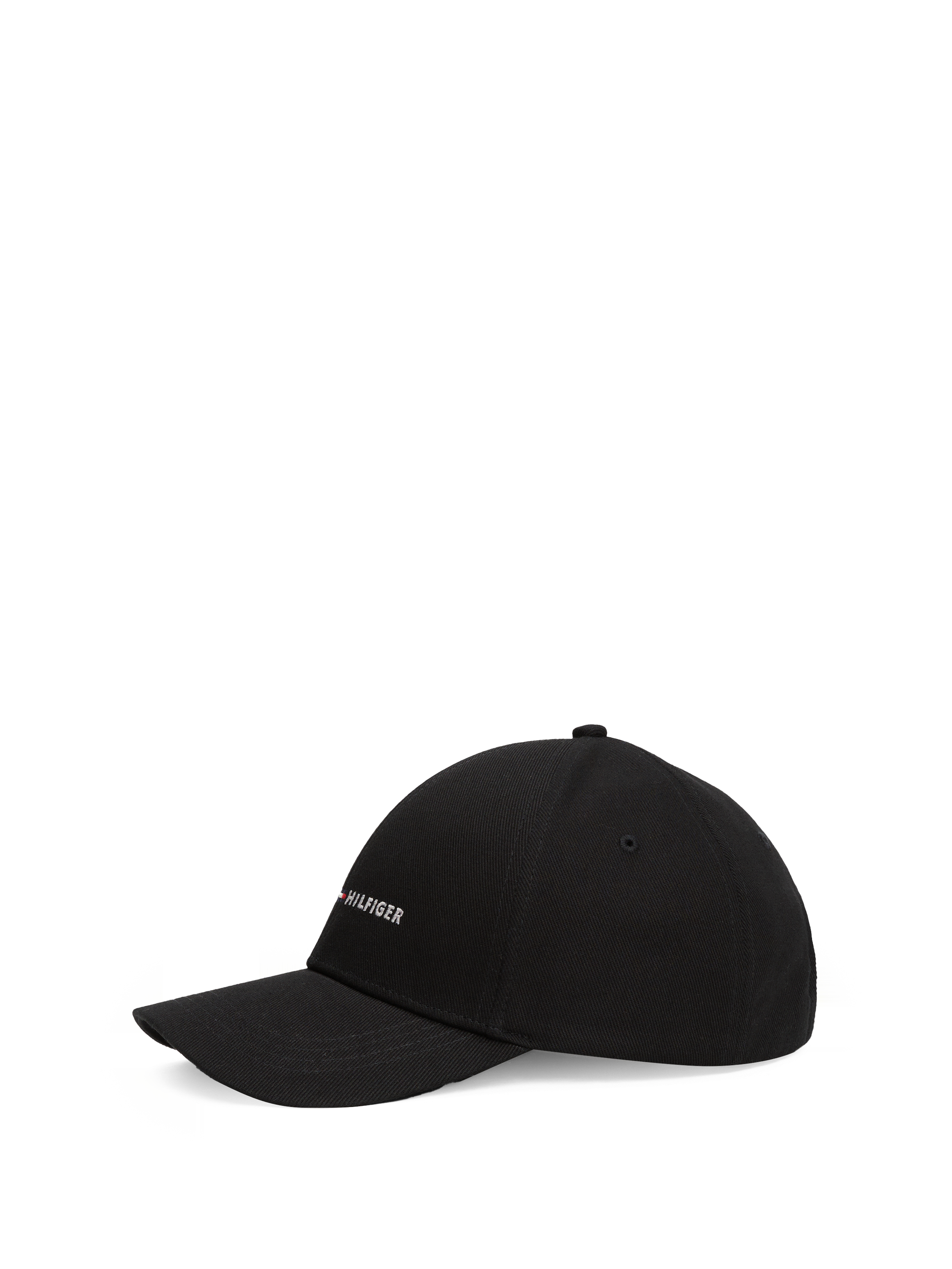 Casquette en coton à logo TOMMY HILFIGER Noir