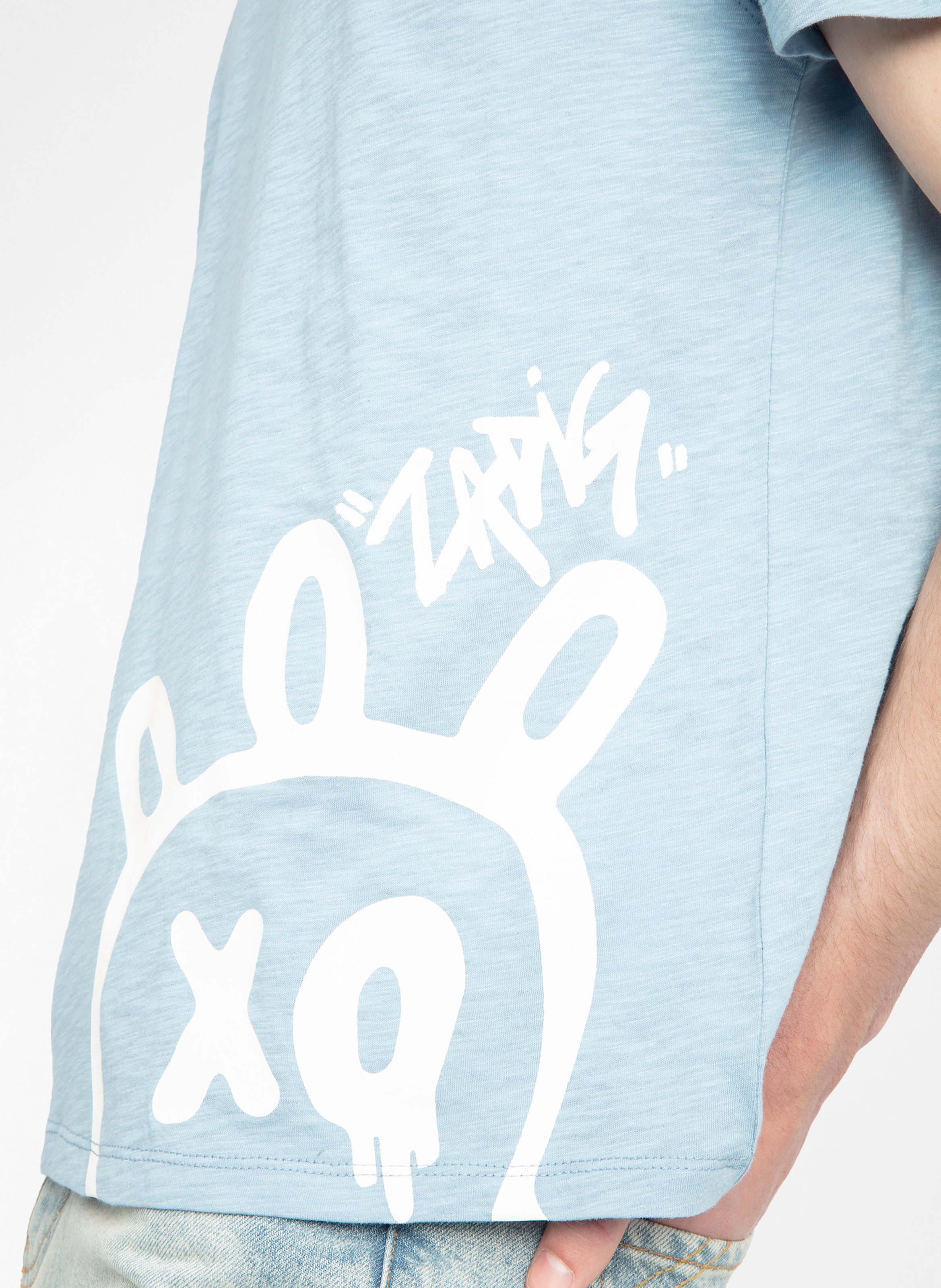 Tee-shirt col rond en coton stockly ZADIG&VOLTAIRE Bleu